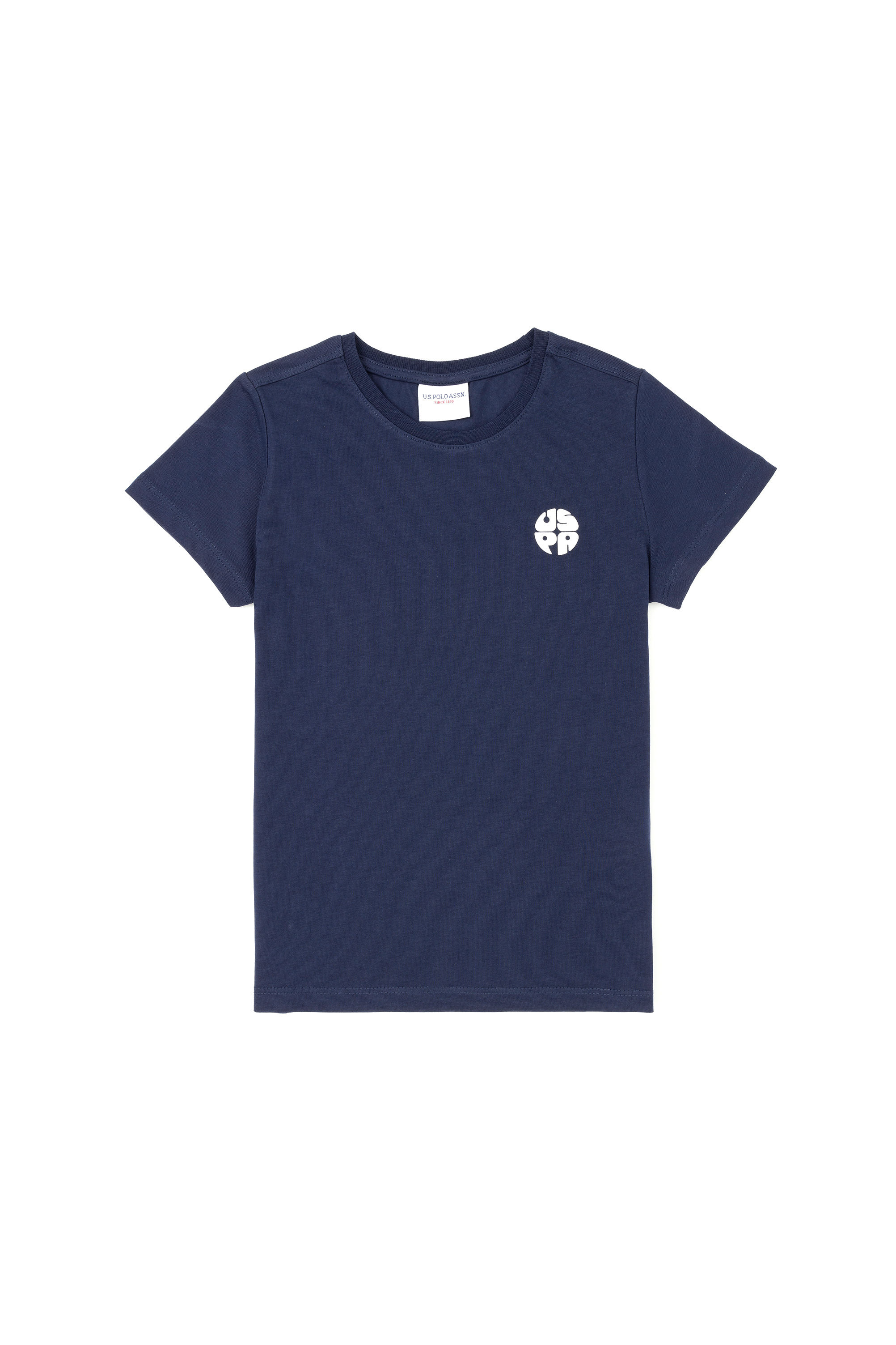 تی شرت یقه گرد لاجورد رگولار پسرانه یو اس پولو | US POLO ASSN