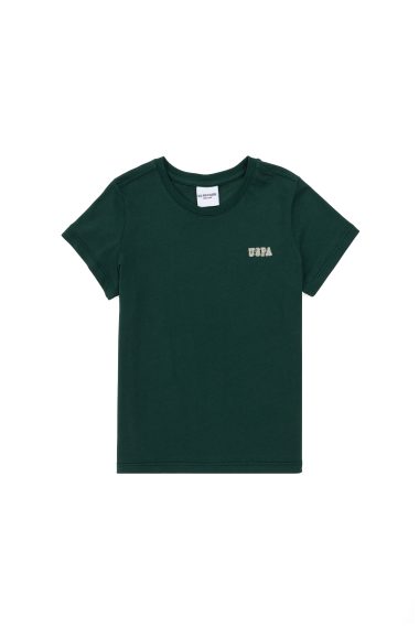 تی شرت یقه گرد  سبز تیره  رگولار  پسرانه یو اس پولو | US POLO ASSN
