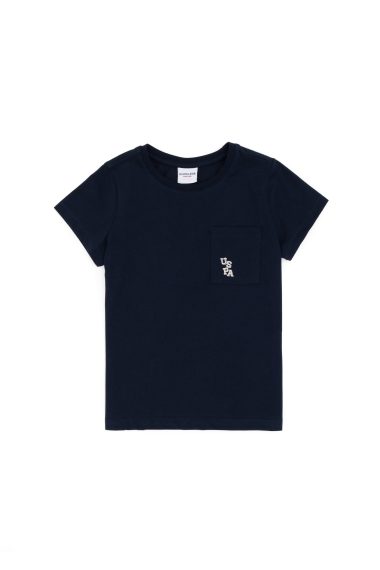تی شرت یقه گرد  لاجورد  رگولار  پسرانه یو اس پولو | US POLO ASSN
