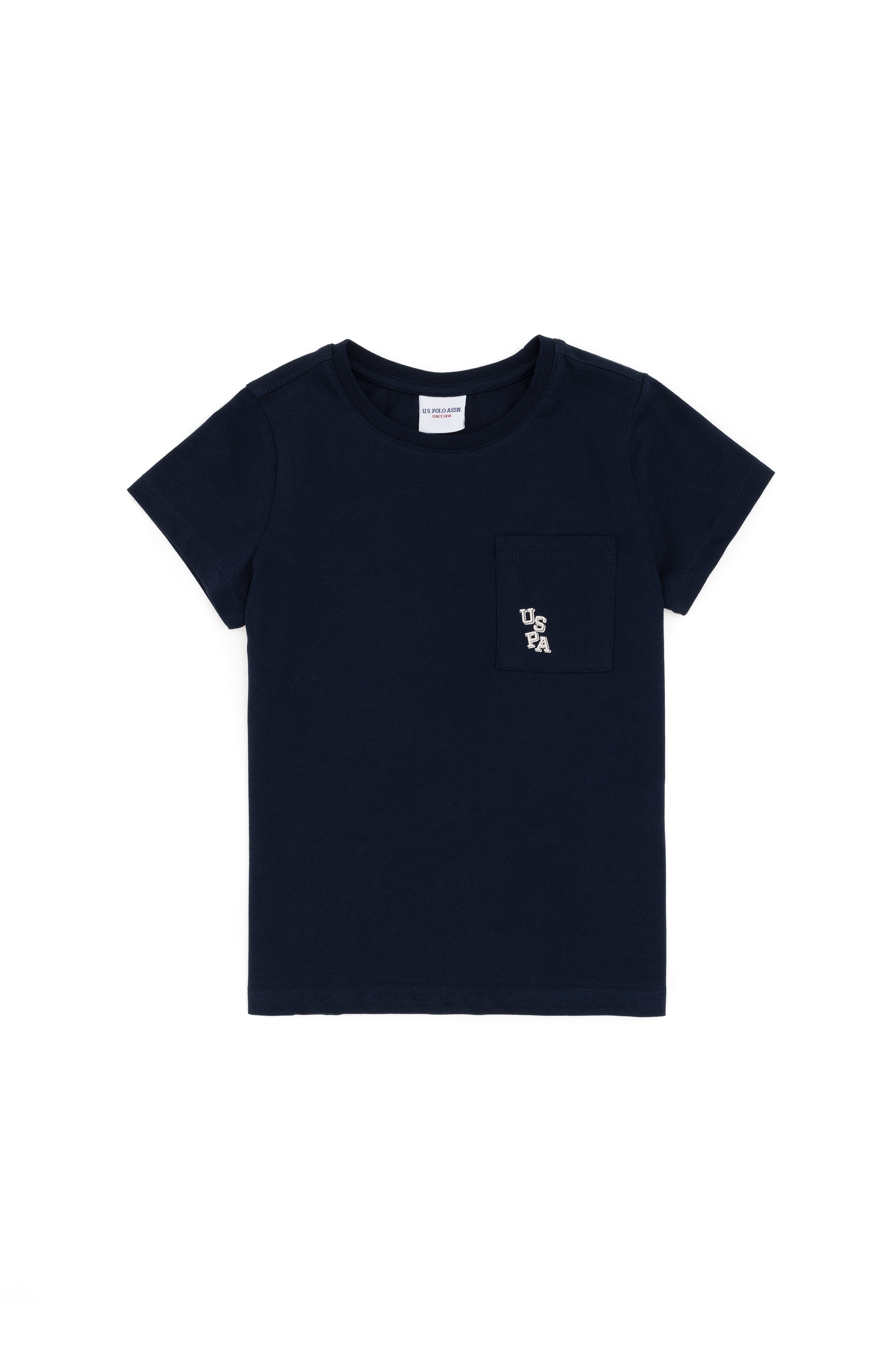 تی شرت یقه گرد لاجورد رگولار پسرانه یو اس پولو | US POLO ASSN