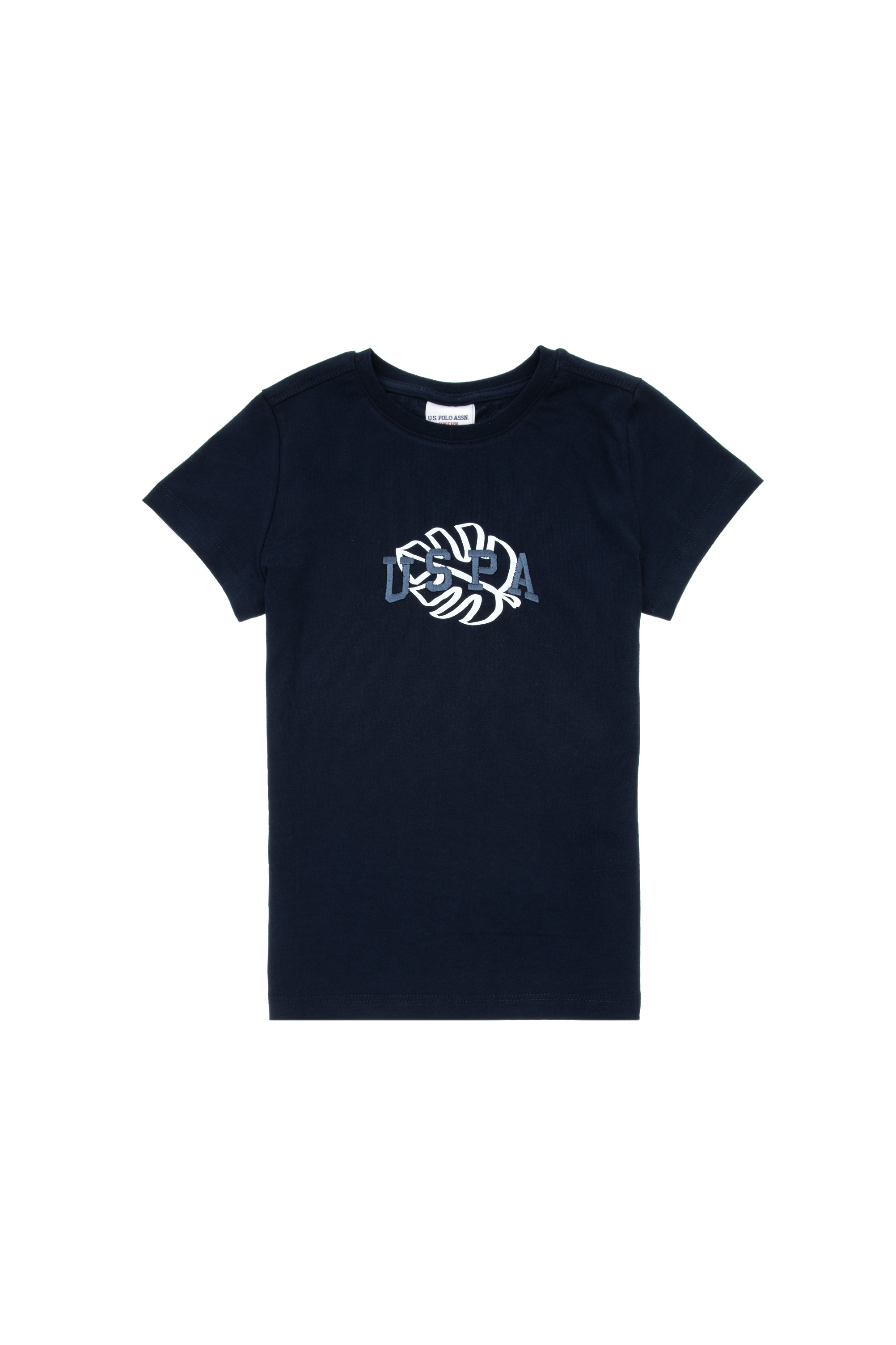 تی شرت یقه گرد لاجورد رگولار پسرانه یو اس پولو | US POLO ASSN