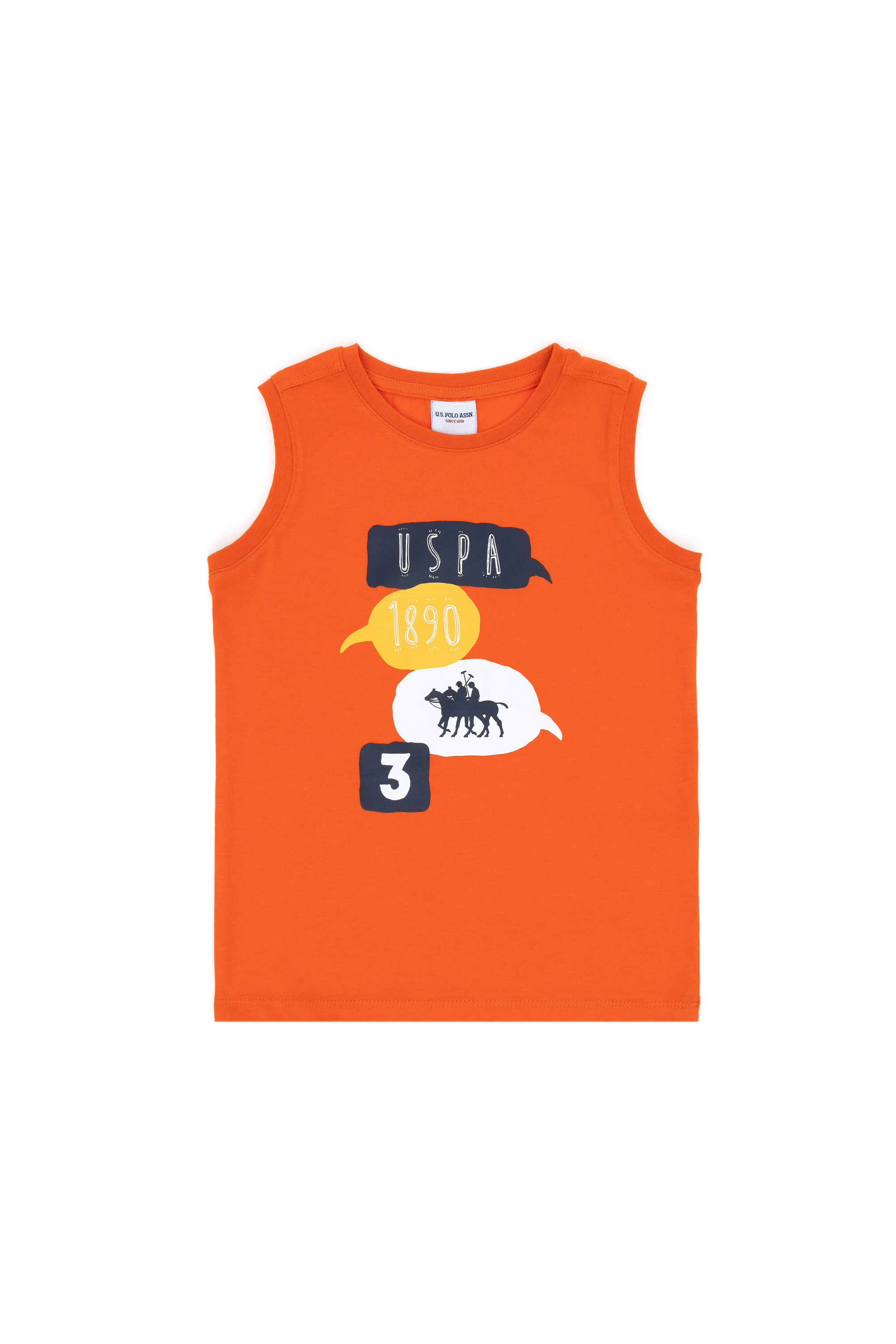 تی شرت یقه گرد گل اناری رگولار پسرانه یو اس پولو | US POLO ASSN