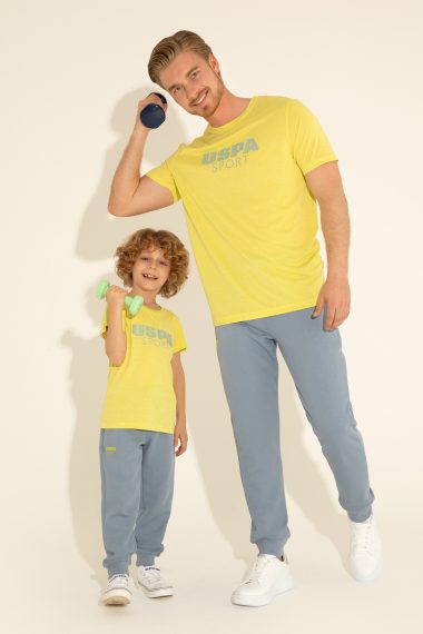 تی شرت یقه گرد  سبز پسته ای  رگولار  پسرانه یو اس پولو | US POLO ASSN