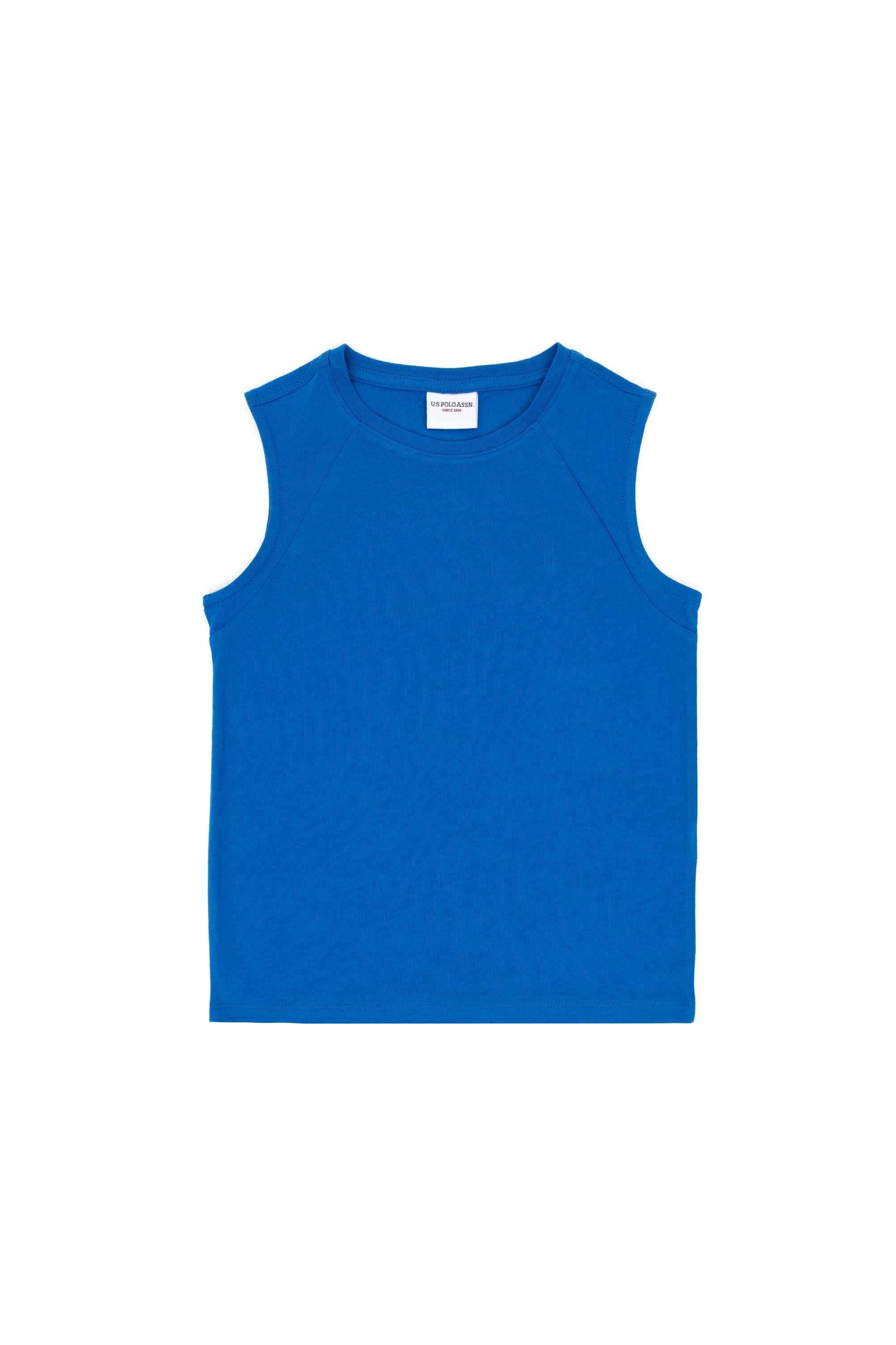 تی شرت یقه گرد آبی کوبالت رگولار پسرانه یو اس پولو | US POLO ASSN