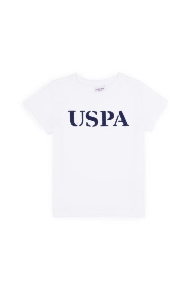 تی شرت یقه گرد یقه گرد سفید  استاندارد فیت  پسرانه یو اس پولو | US POLO ASSN