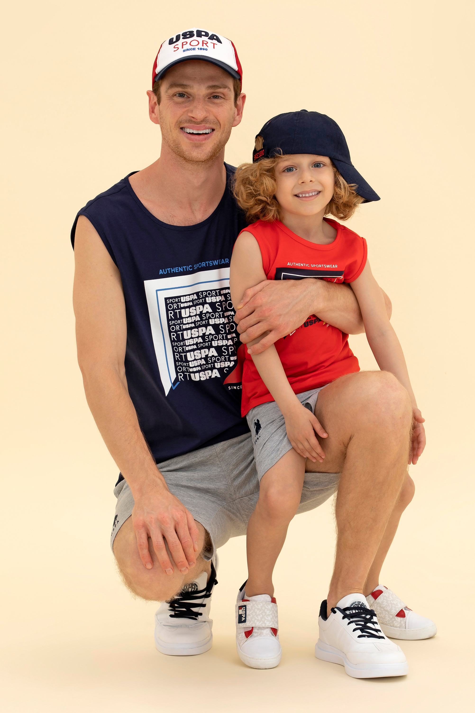 تی شرت یقه گرد یقه گرد قرمز استاندارد فیت پسرانه یو اس پولو | US POLO ASSN
