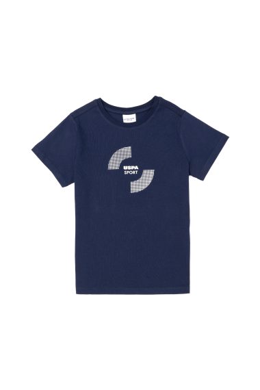 تی شرت یقه گرد  لاجورد  رگولار  پسرانه یو اس پولو | US POLO ASSN