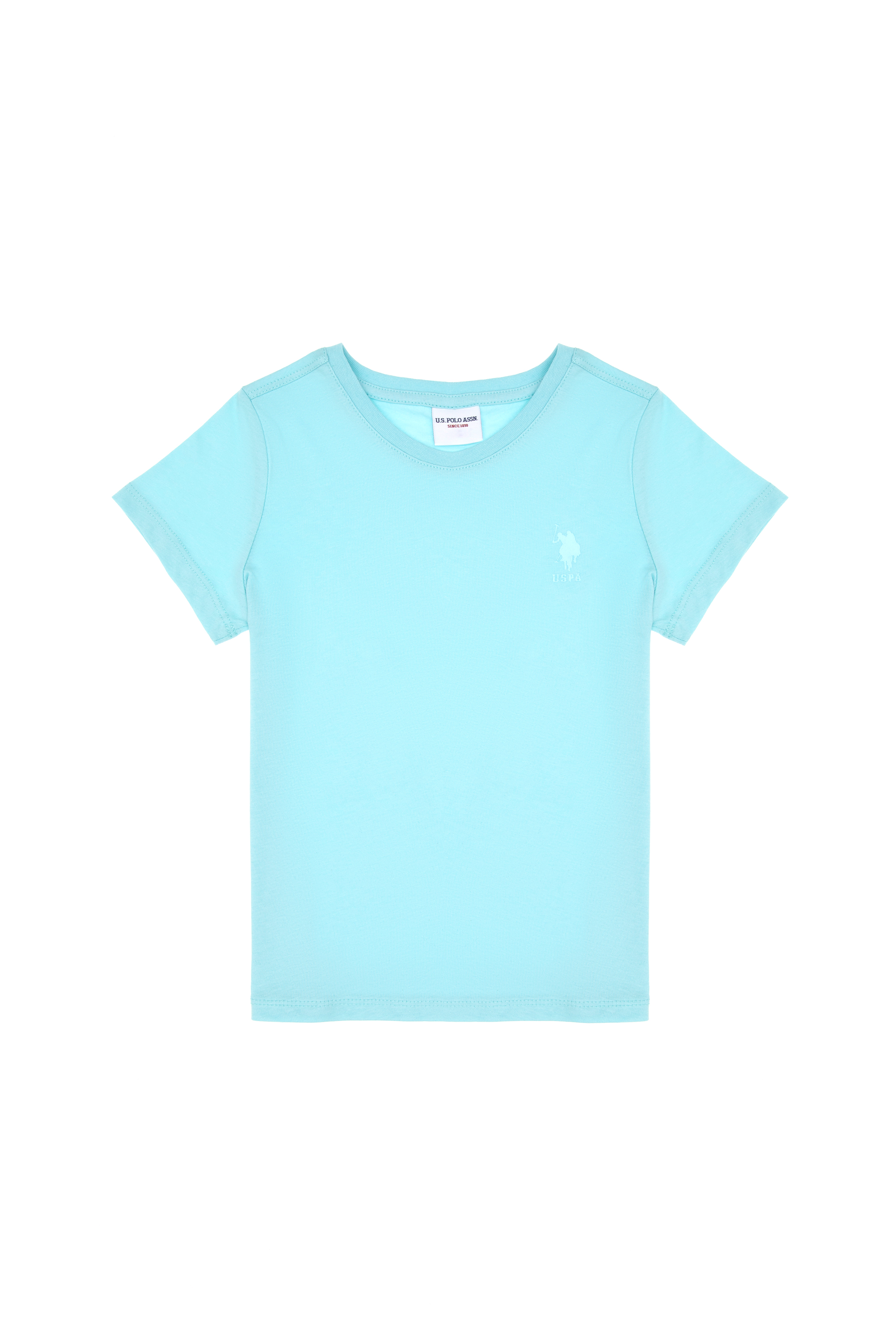 تی شرت یقه گرد بیسیک نیلی رگولار پسرانه یو اس پولو | US POLO ASSN