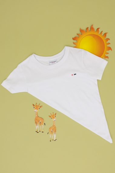 تی شرت یقه گرد بیسیک  سفید  رگولار  پسرانه یو اس پولو | US POLO ASSN