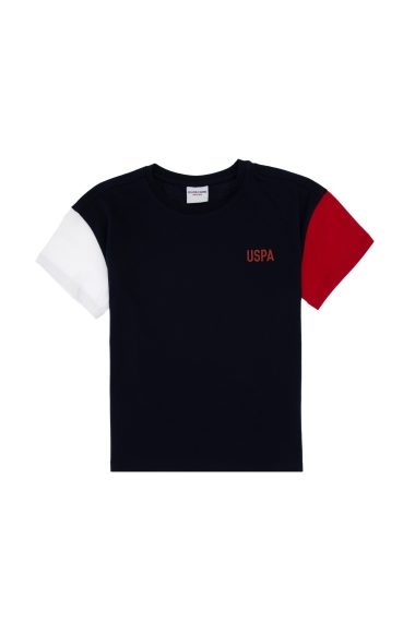 تی شرت یقه گرد اورسایز  لاجورد  Oversize  پسرانه یو اس پولو | US POLO ASSN