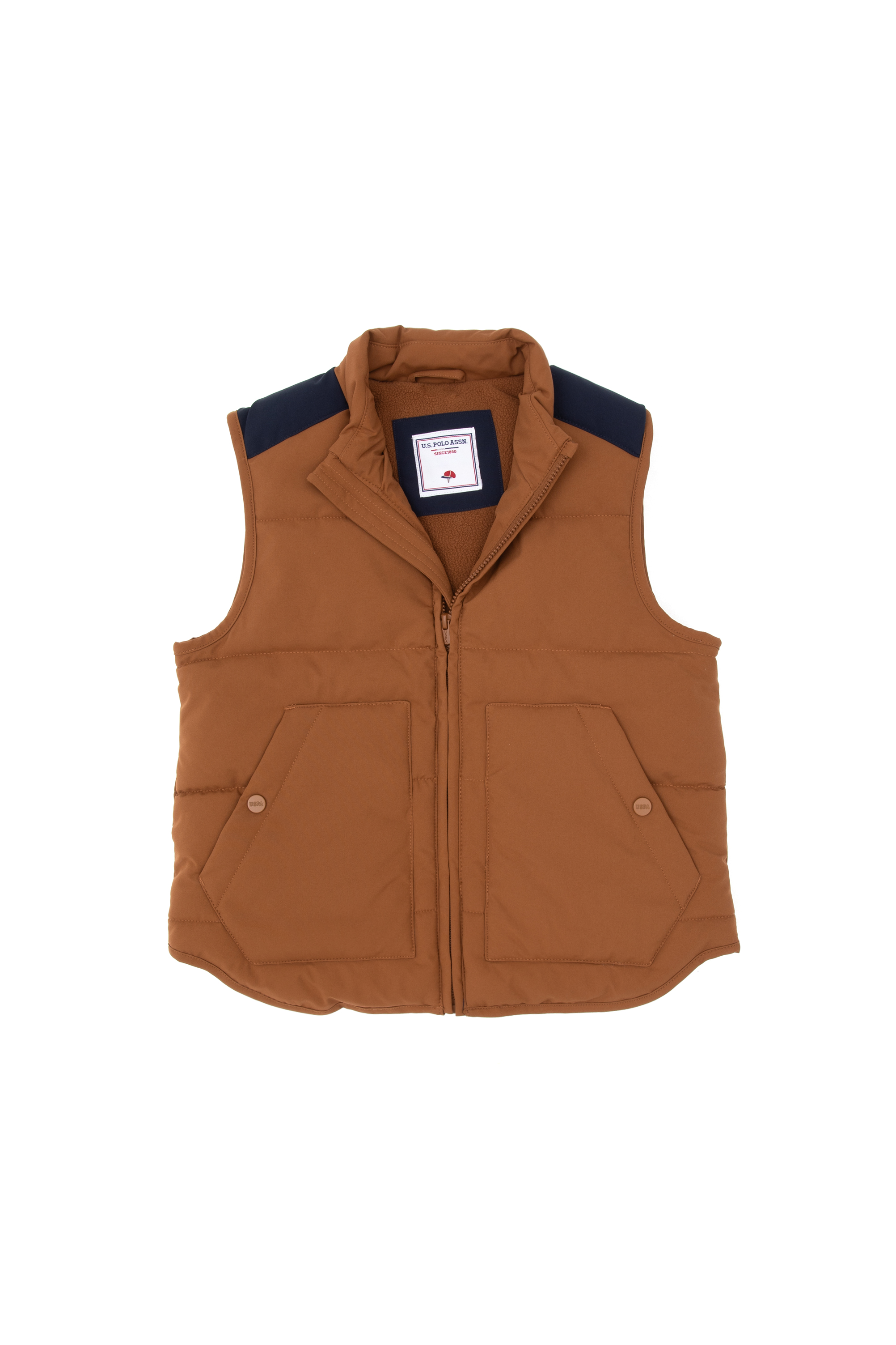 جلیقه شتری BASIC پسرانه یو اس پولو | US POLO ASSN
