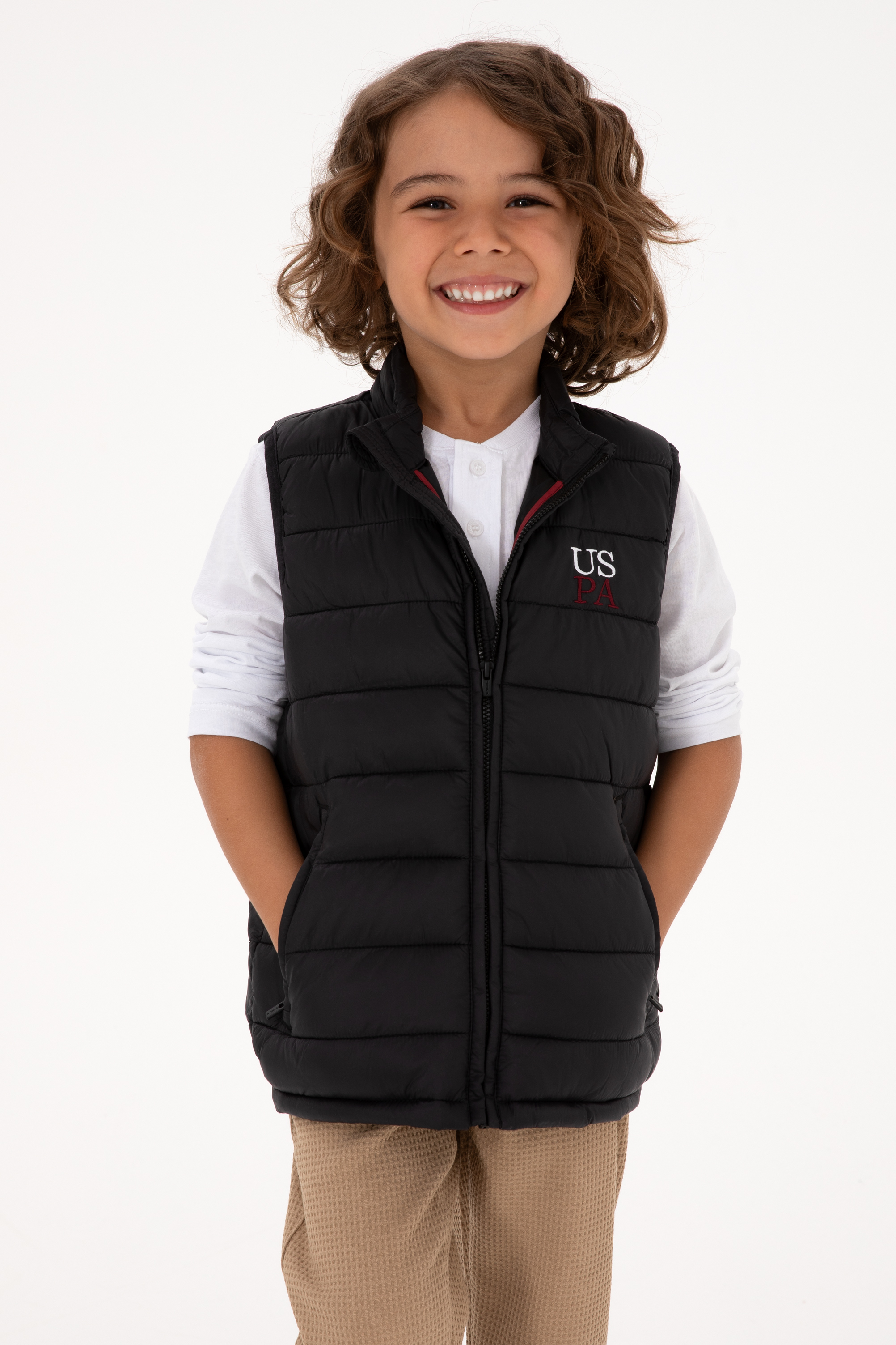 جلیقه سیاه BASIC پسرانه یو اس پولو | US POLO ASSN