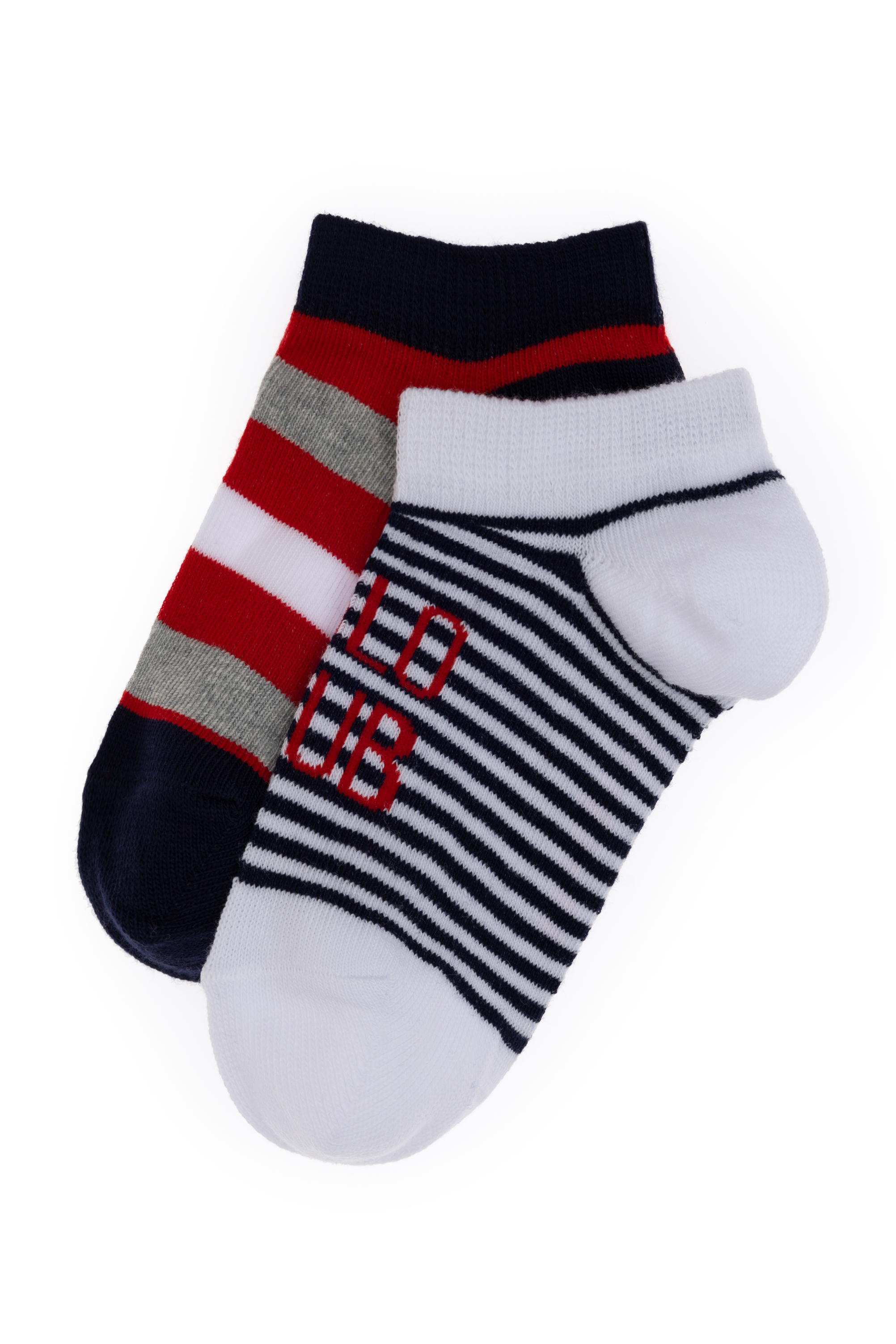 دو عدد جوراب سفید رگولار پسرانه یو اس پولو | US POLO ASSN