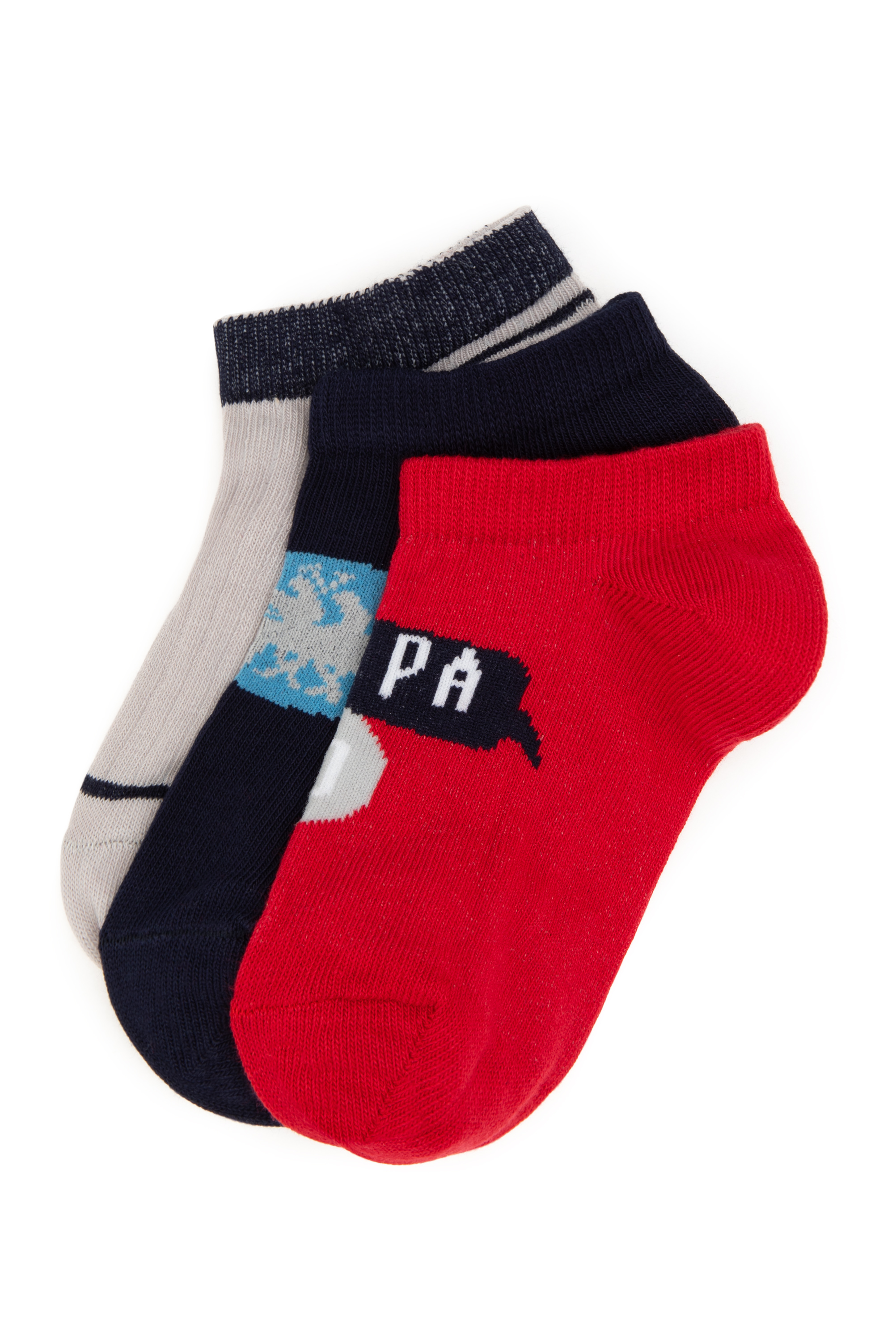 جوراب قرمز رگولار پسرانه یو اس پولو | US POLO ASSN