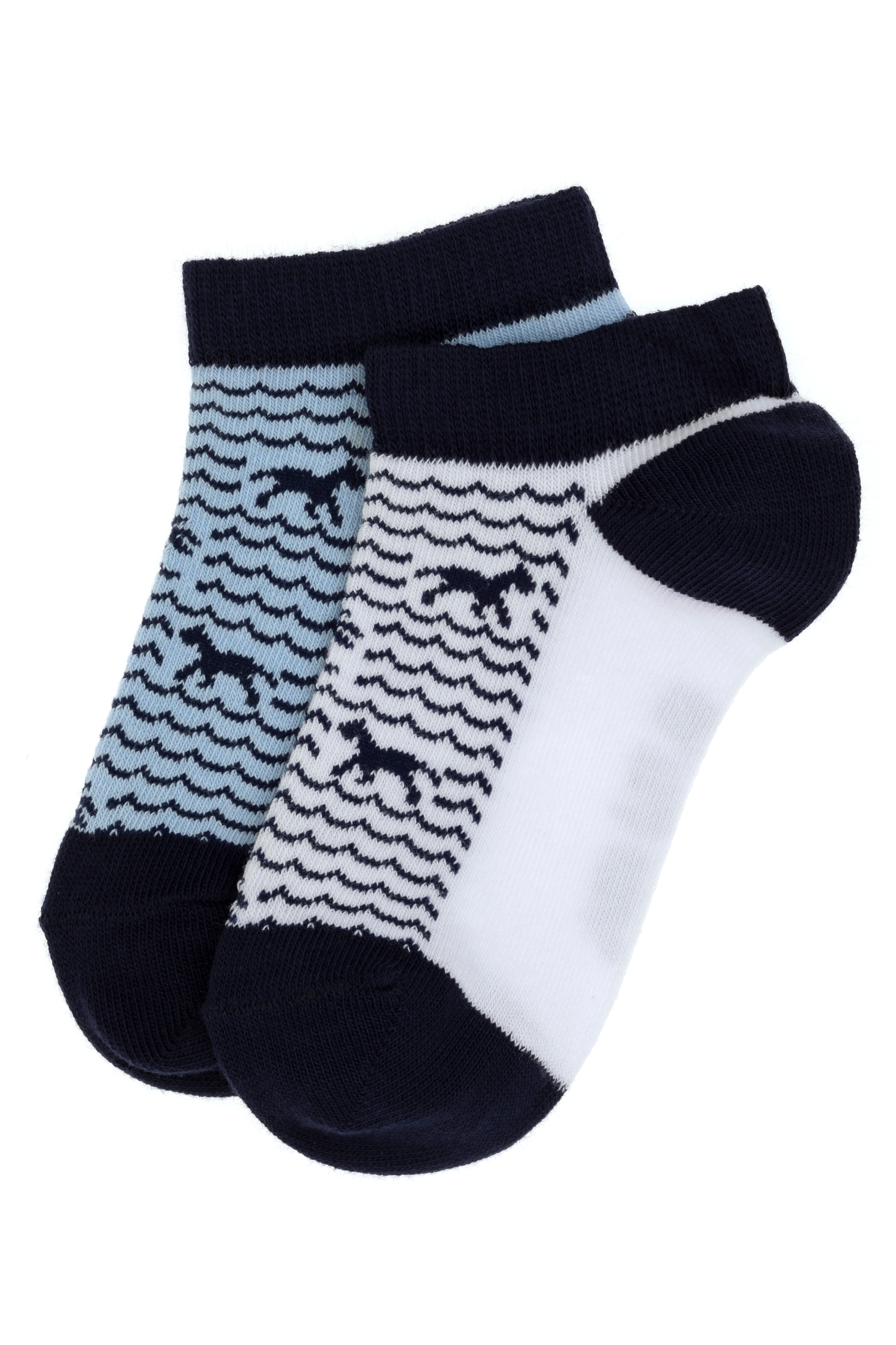 دو عدد جوراب سفید رگولار پسرانه یو اس پولو | US POLO ASSN