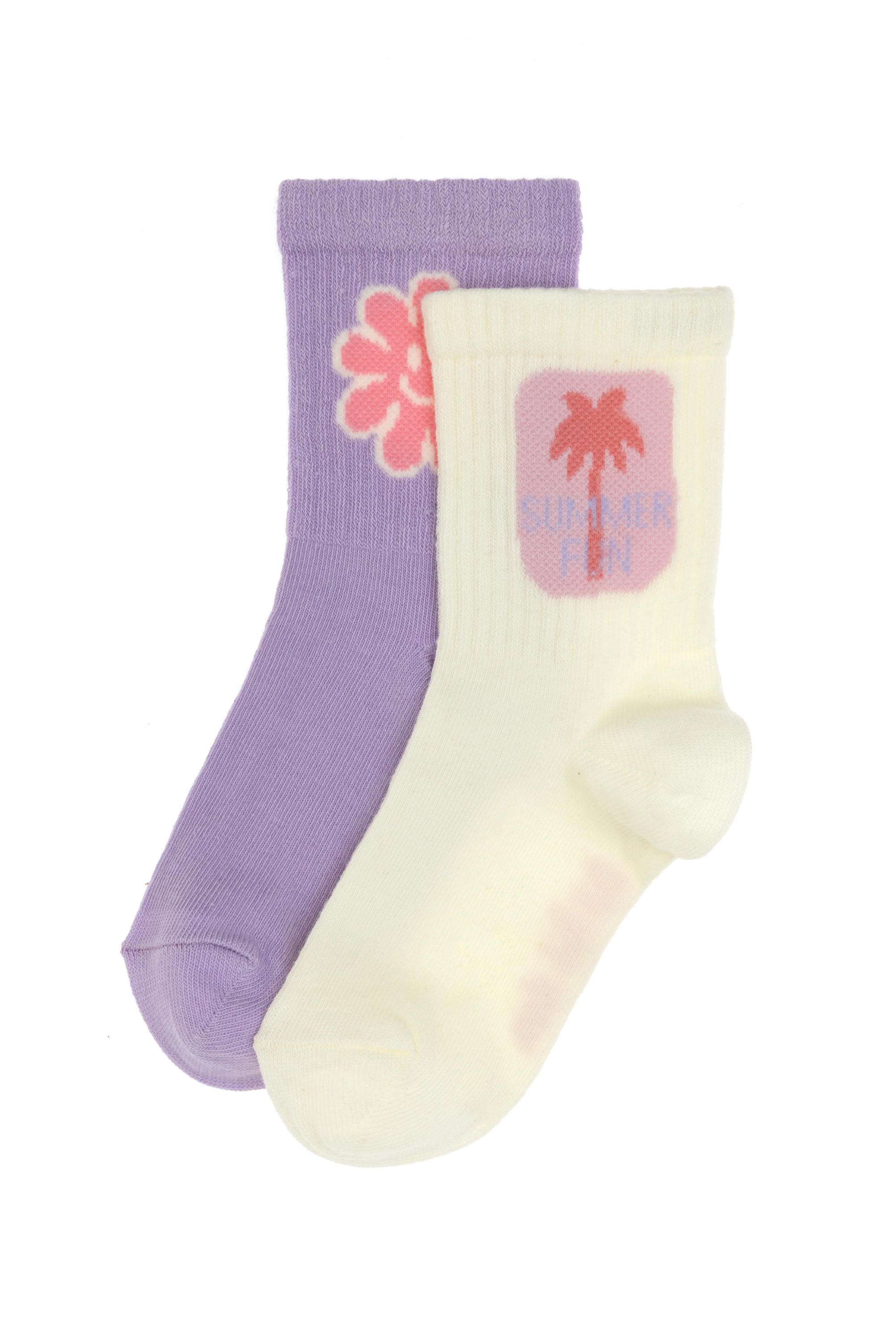 دو عدد جوراب یاسی رگولار دخترانه یو اس پولو | US POLO ASSN