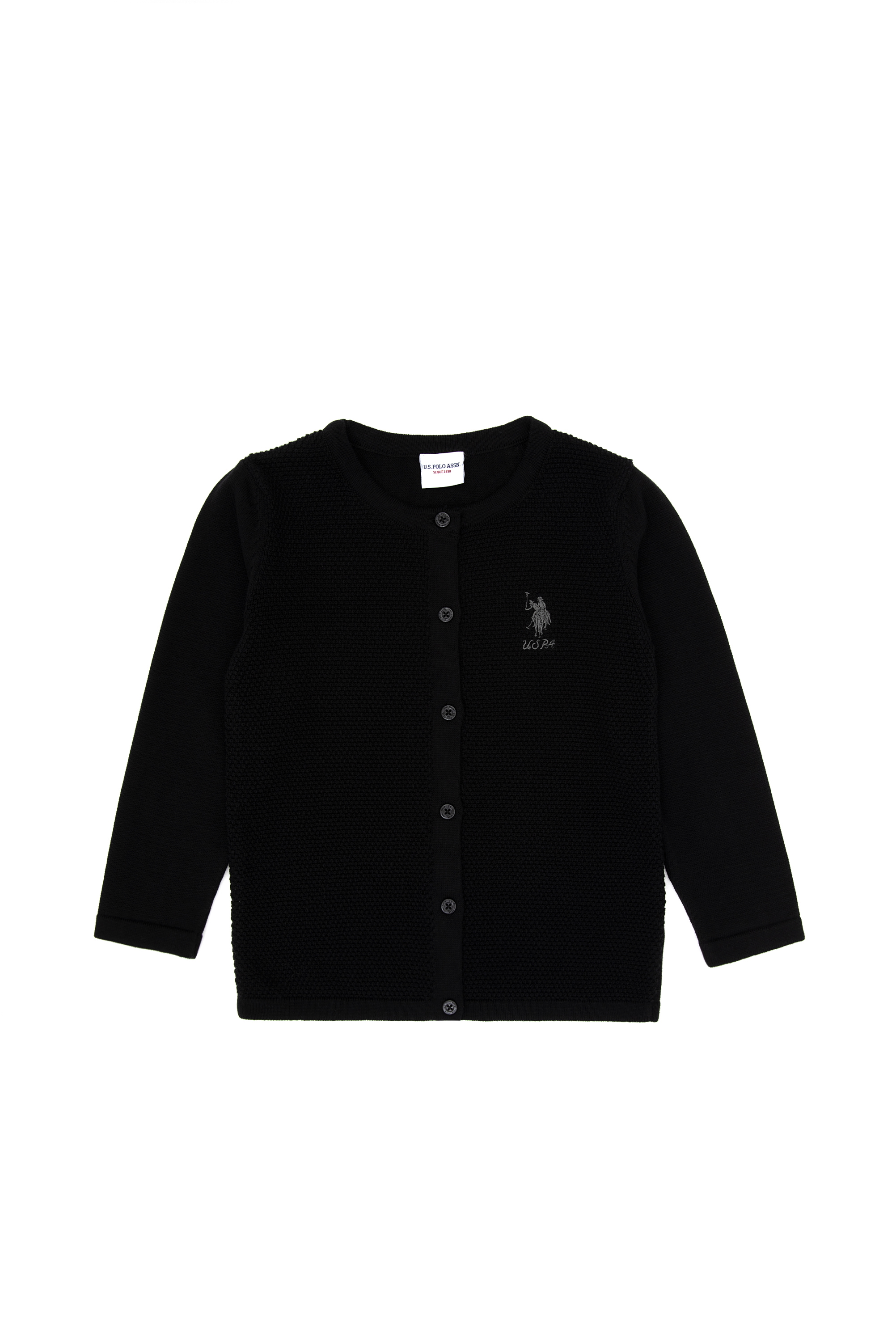 ژاکت سیاه اندامی دخترانه یو اس پولو | US POLO ASSN