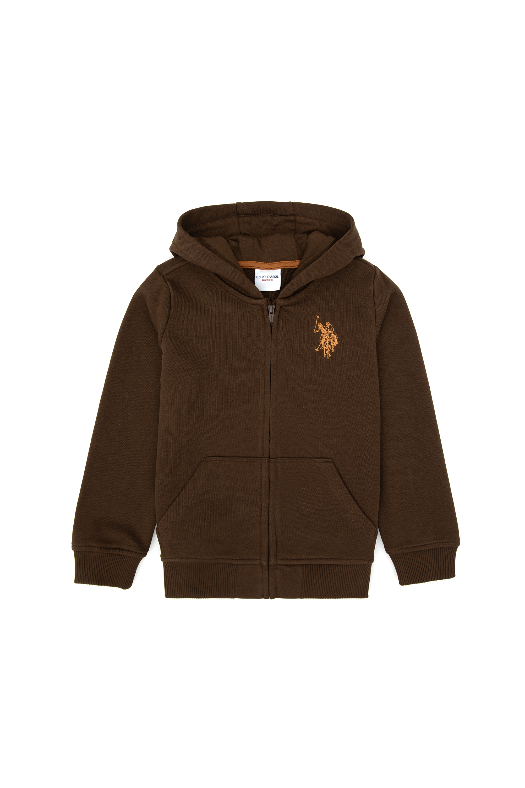 ژاکت قهوه ای رگولار پسرانه یو اس پولو | US POLO ASSN