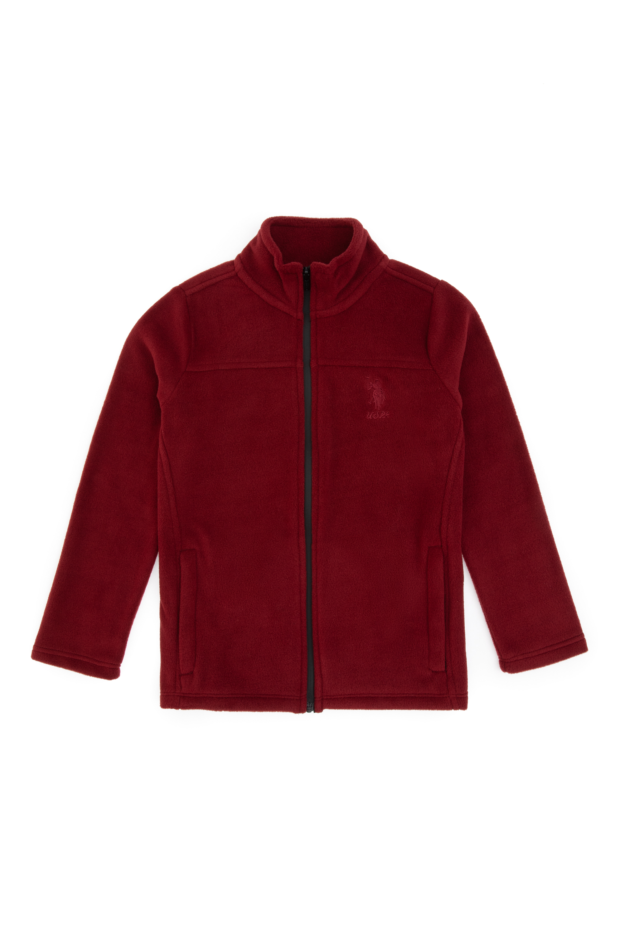 ژاکت بورگاندی ریلکس دخترانه یو اس پولو | US POLO ASSN