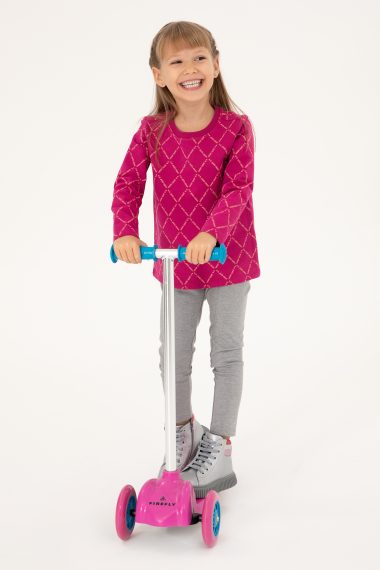 ساپورت  خاکستری ملانژ  اندامی  دخترانه یو اس پولو | US POLO ASSN