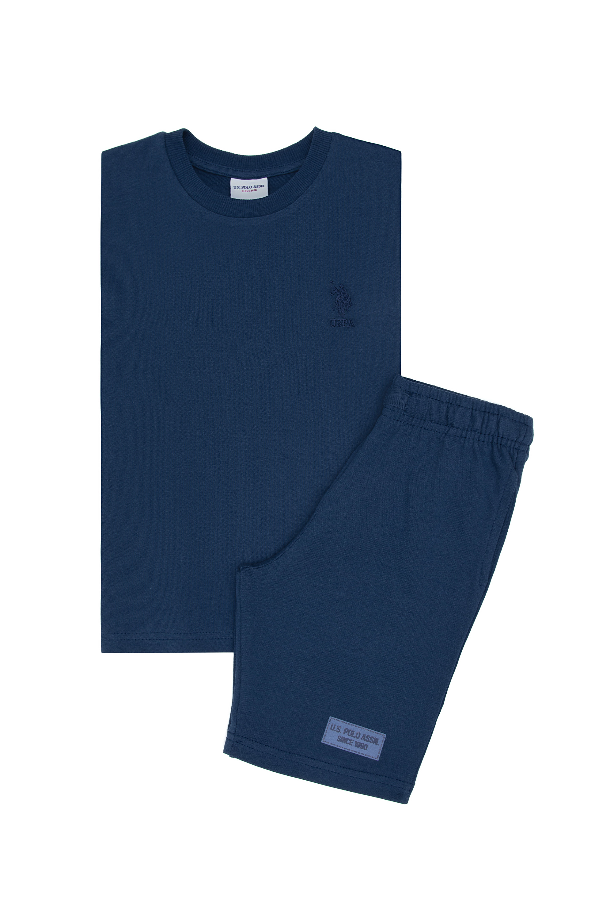 ست پیژامه نیلی استاندارد فیت پسرانه یو اس پولو | US POLO ASSN