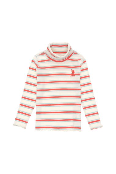 سویشرت  سفید  Ex.Slim  دخترانه یو اس پولو | US POLO ASSN