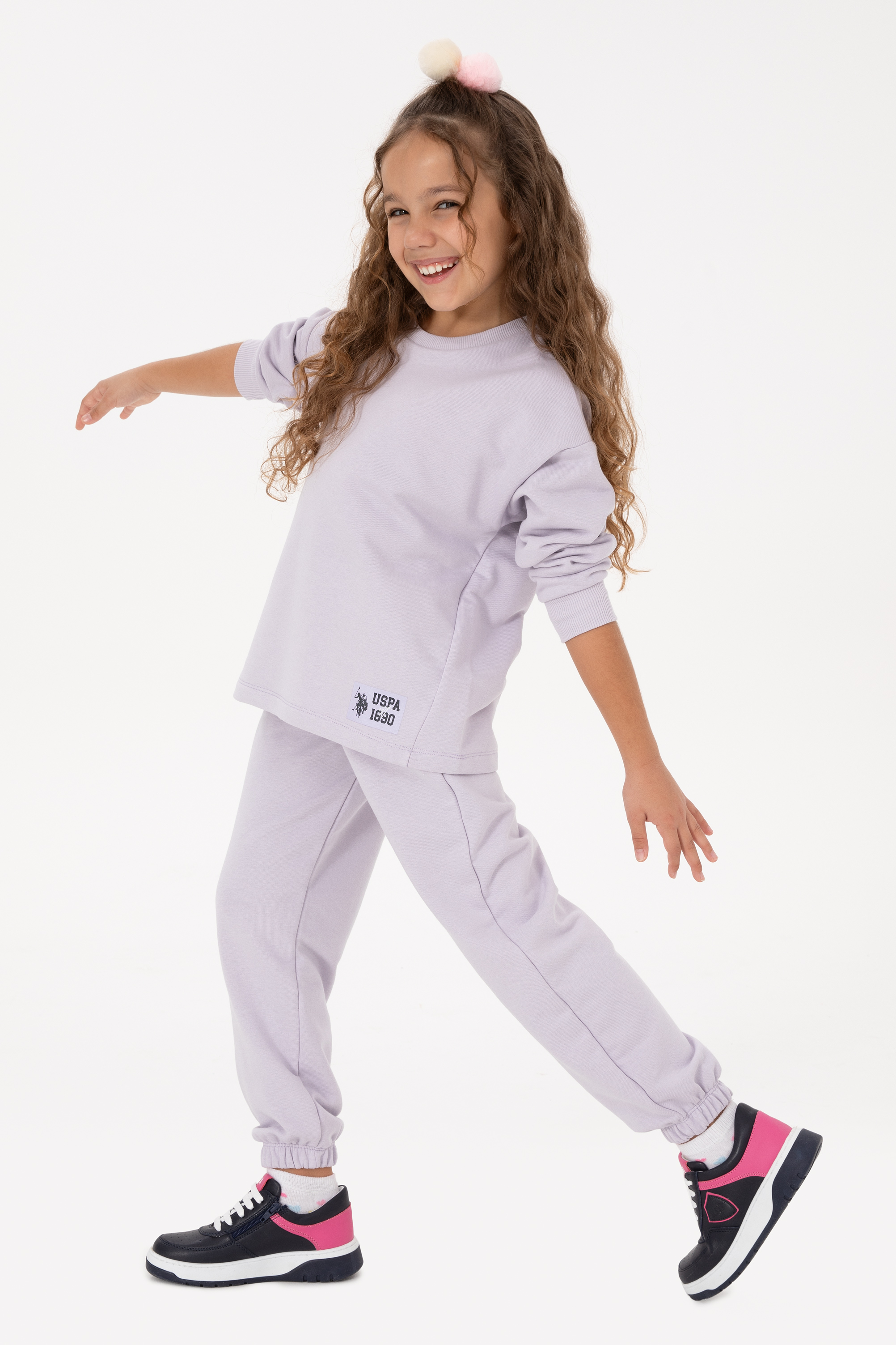 ست گرمکن ورزشی یاسی استاندارد فیت دخترانه یو اس پولو | US POLO ASSN