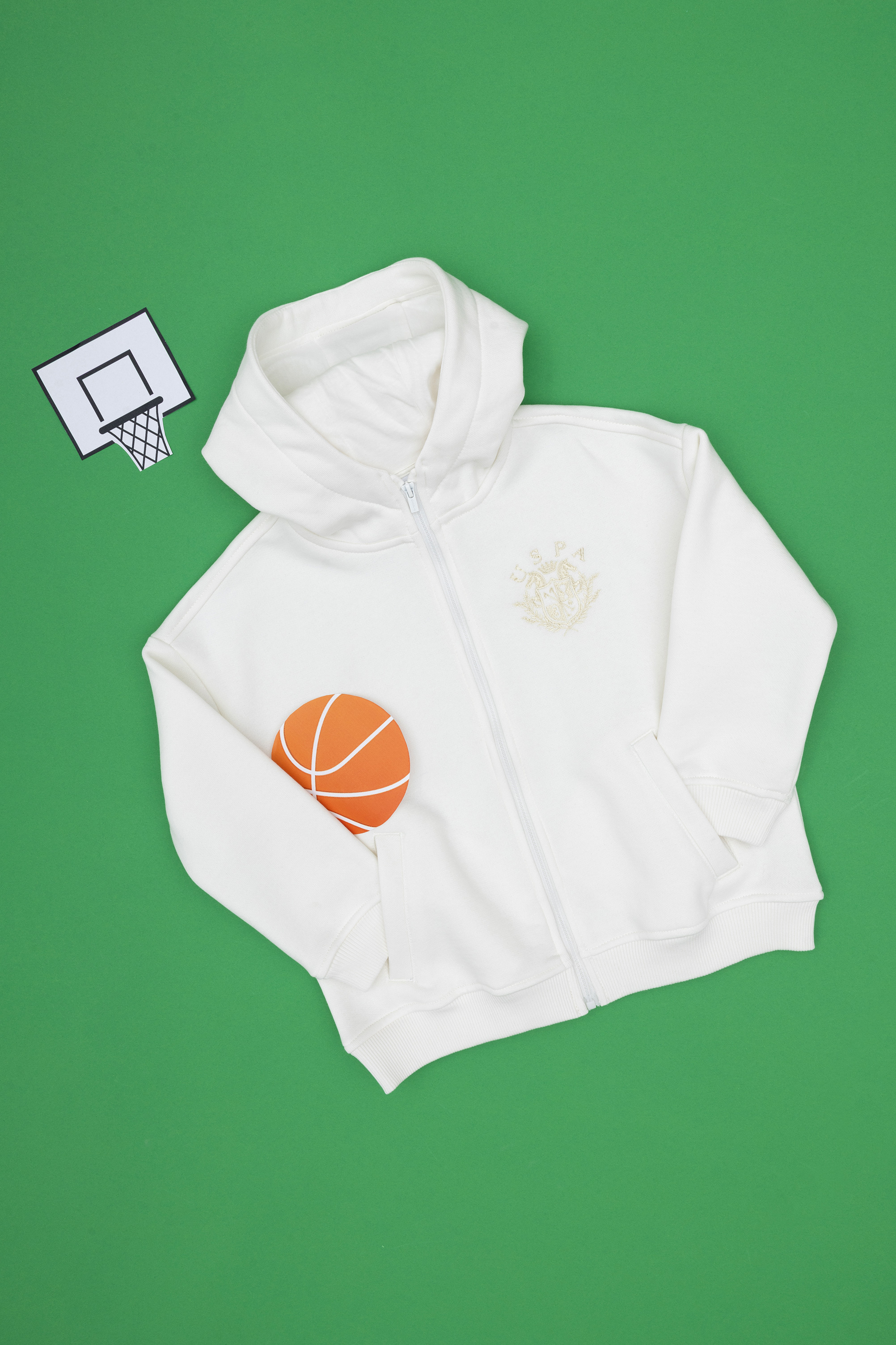 سویشرت سفید Oversize پسرانه یو اس پولو | US POLO ASSN