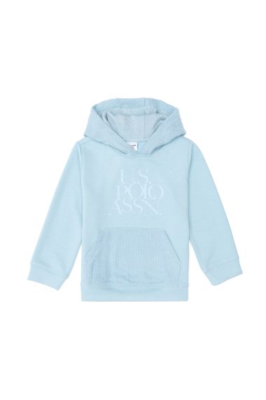 سویشرت هودی هودی مرده  Oversize آستین بلند دخترانه یو اس پولو | US POLO ASSN