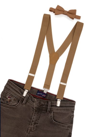 شلوار  شتری  استاندارد فیت  پسرانه یو اس پولو | US POLO ASSN