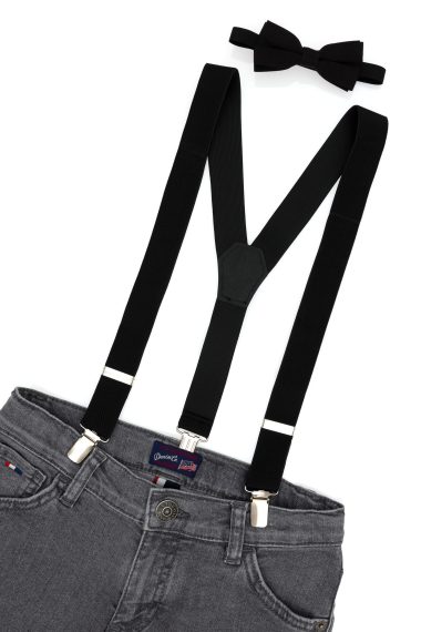 شلوار  سیاه  استاندارد فیت  پسرانه یو اس پولو | US POLO ASSN