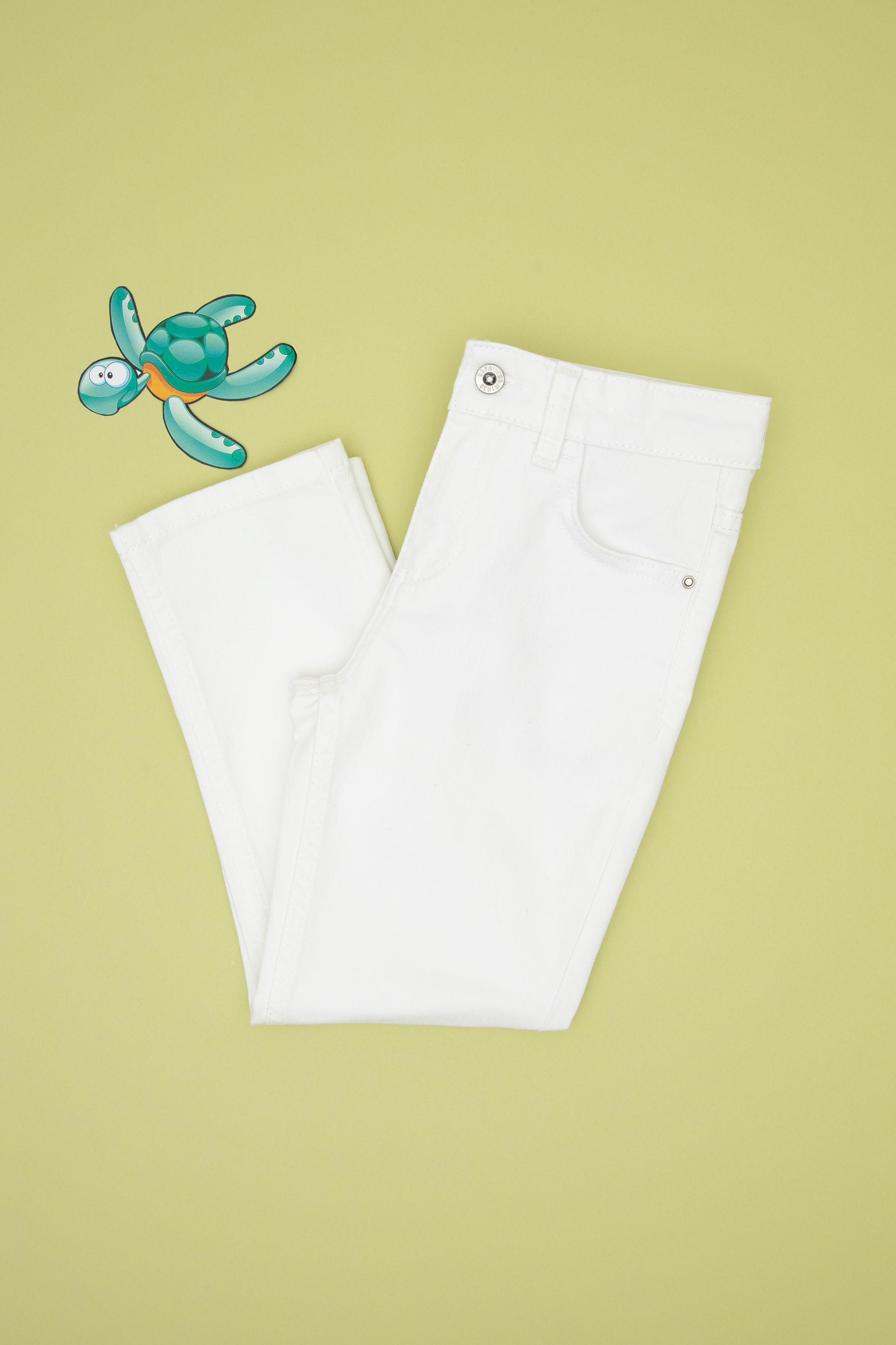 شلوار جین سفید Real Slim پسرانه یو اس پولو | US POLO ASSN