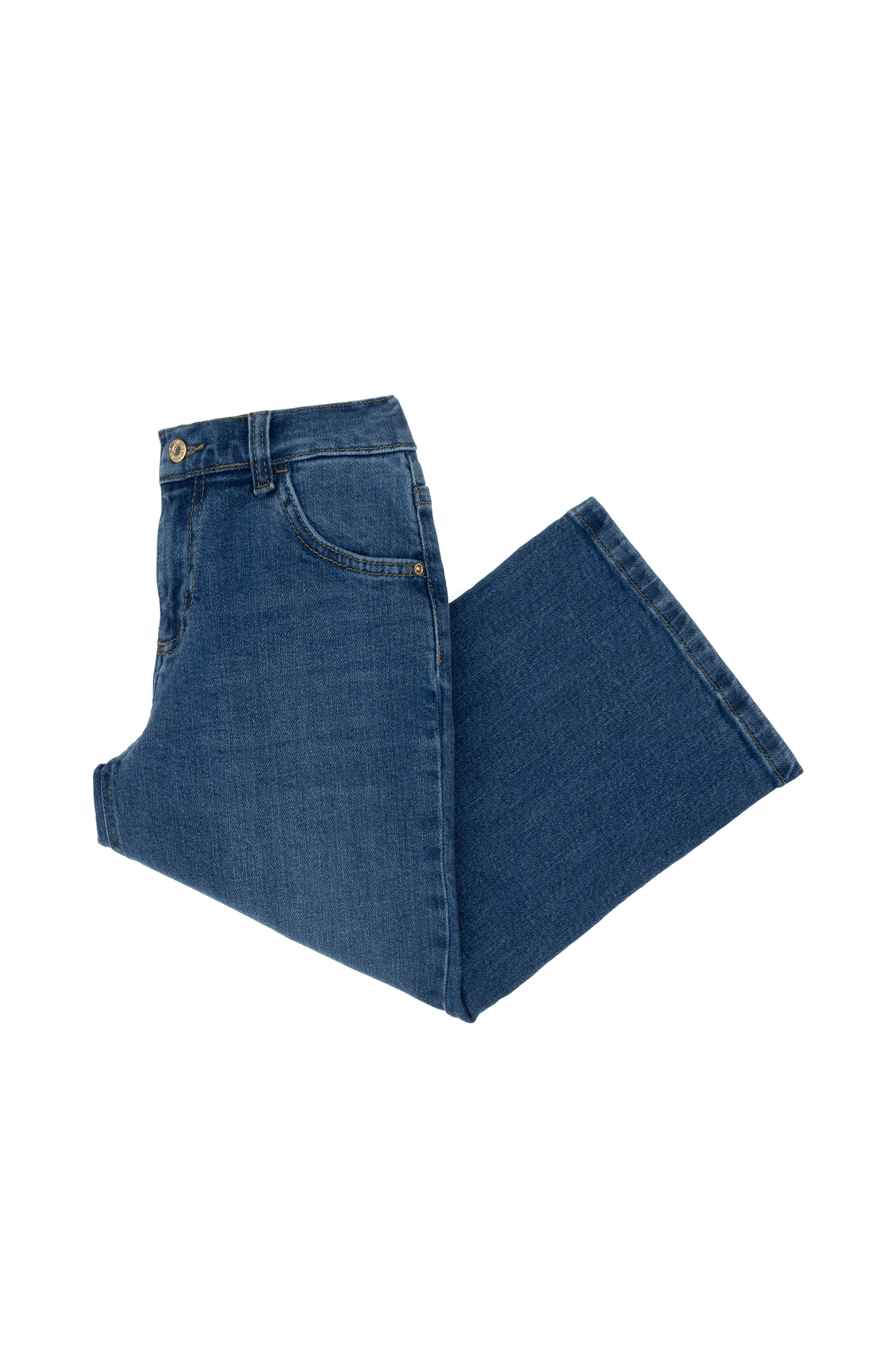 شلوار جین آبی Flare دخترانه یو اس پولو | US POLO ASSN