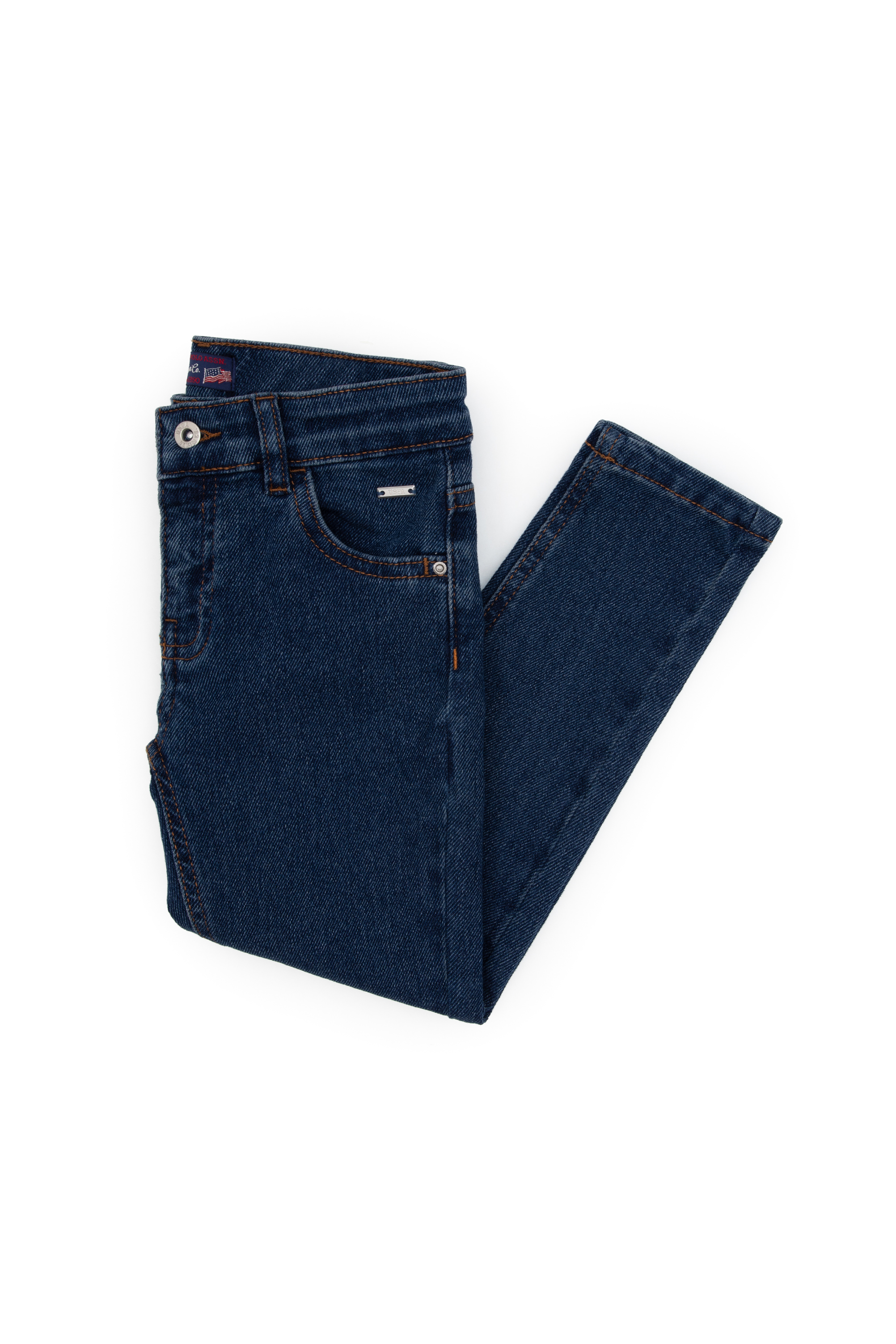 شلوار جین آبی تیره اسکینی پسرانه یو اس پولو | US POLO ASSN