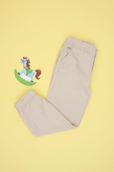 شلوار کانواس  خاکستری  جاگر  پسرانه یو اس پولو | US POLO ASSN