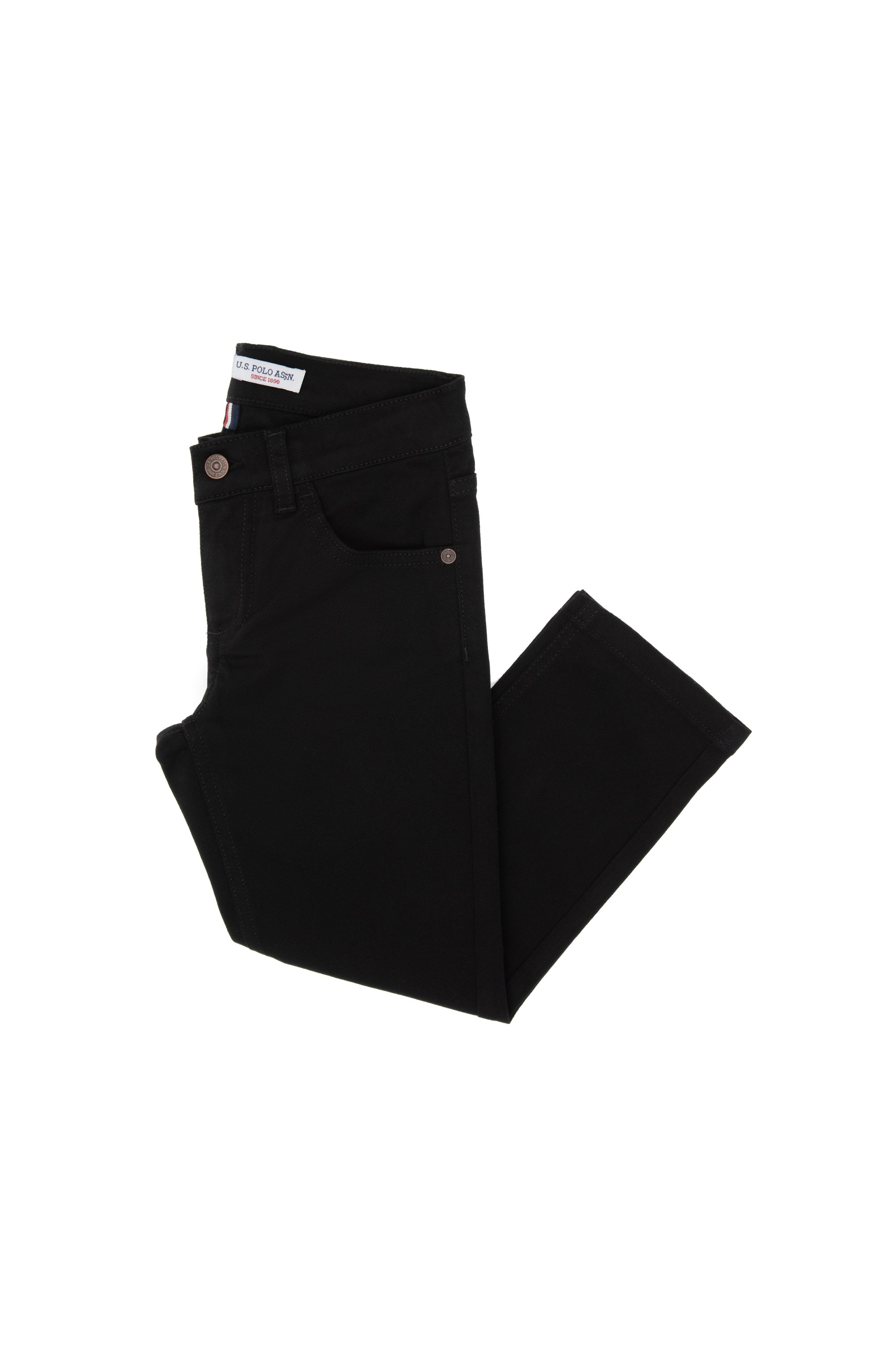 شلوار کانواس سیاه اندامی پسرانه یو اس پولو | US POLO ASSN