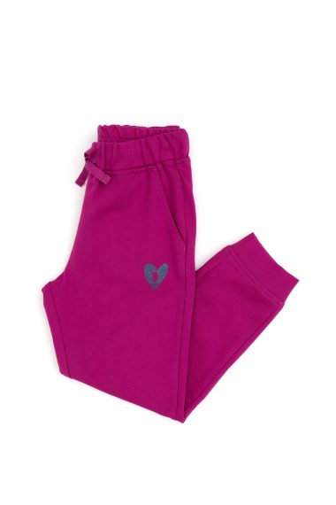 شلوار ورزشی  ارغوانی  رگولار  دخترانه یو اس پولو | US POLO ASSN