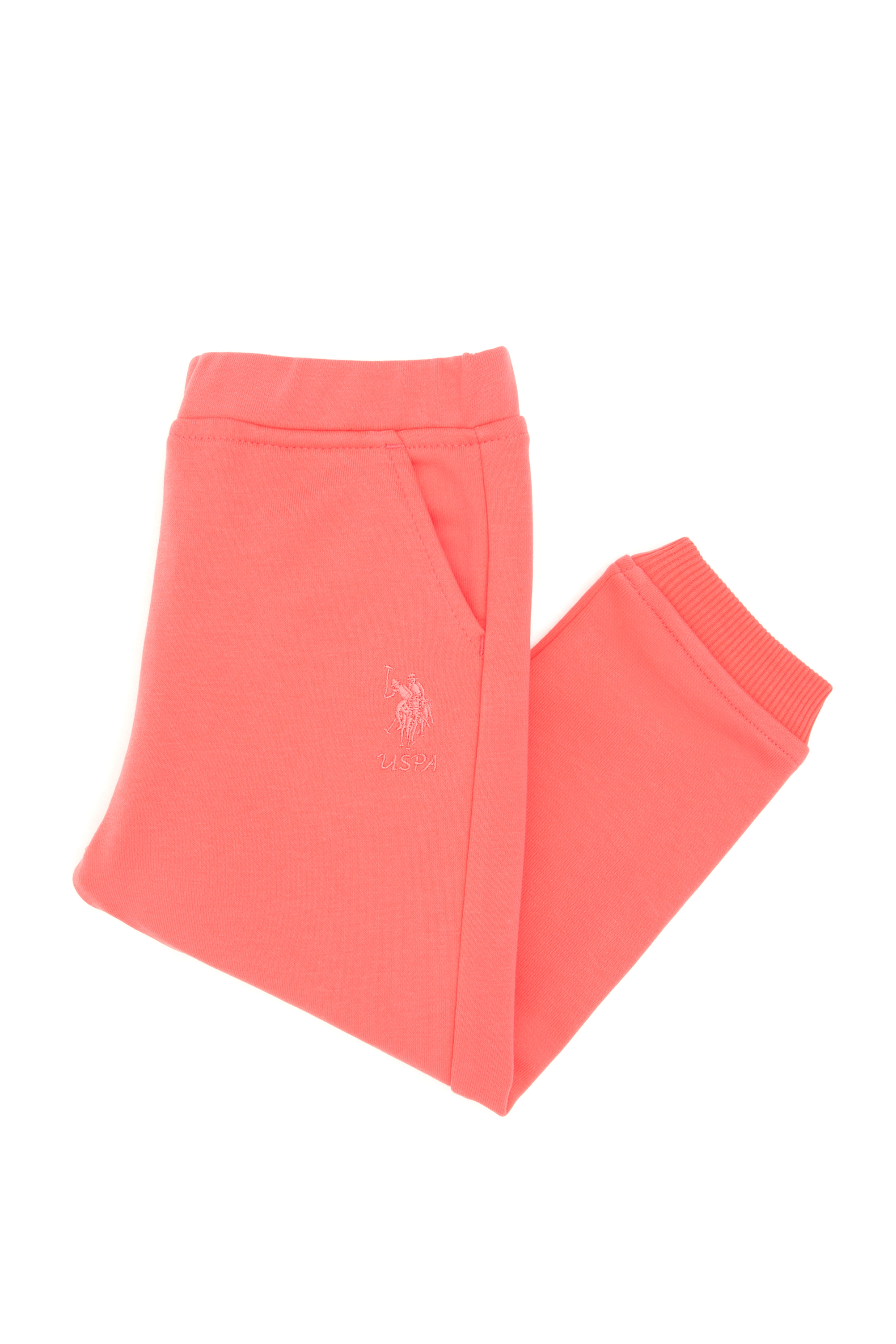 شلوار ورزشی گل اناری استاندارد فیت دخترانه یو اس پولو | US POLO ASSN