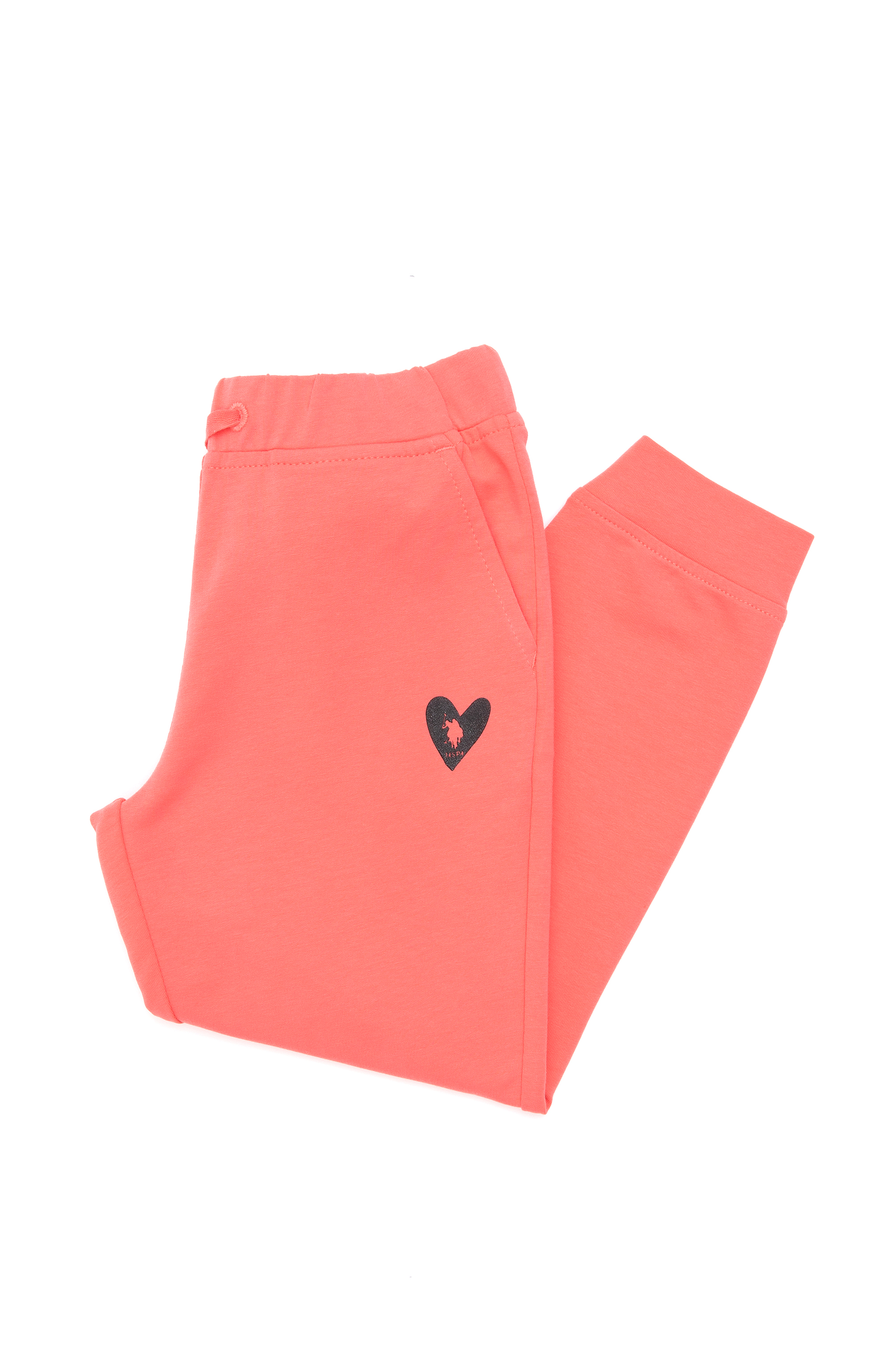 شلوار ورزشی گل اناری هویجی دخترانه یو اس پولو | US POLO ASSN
