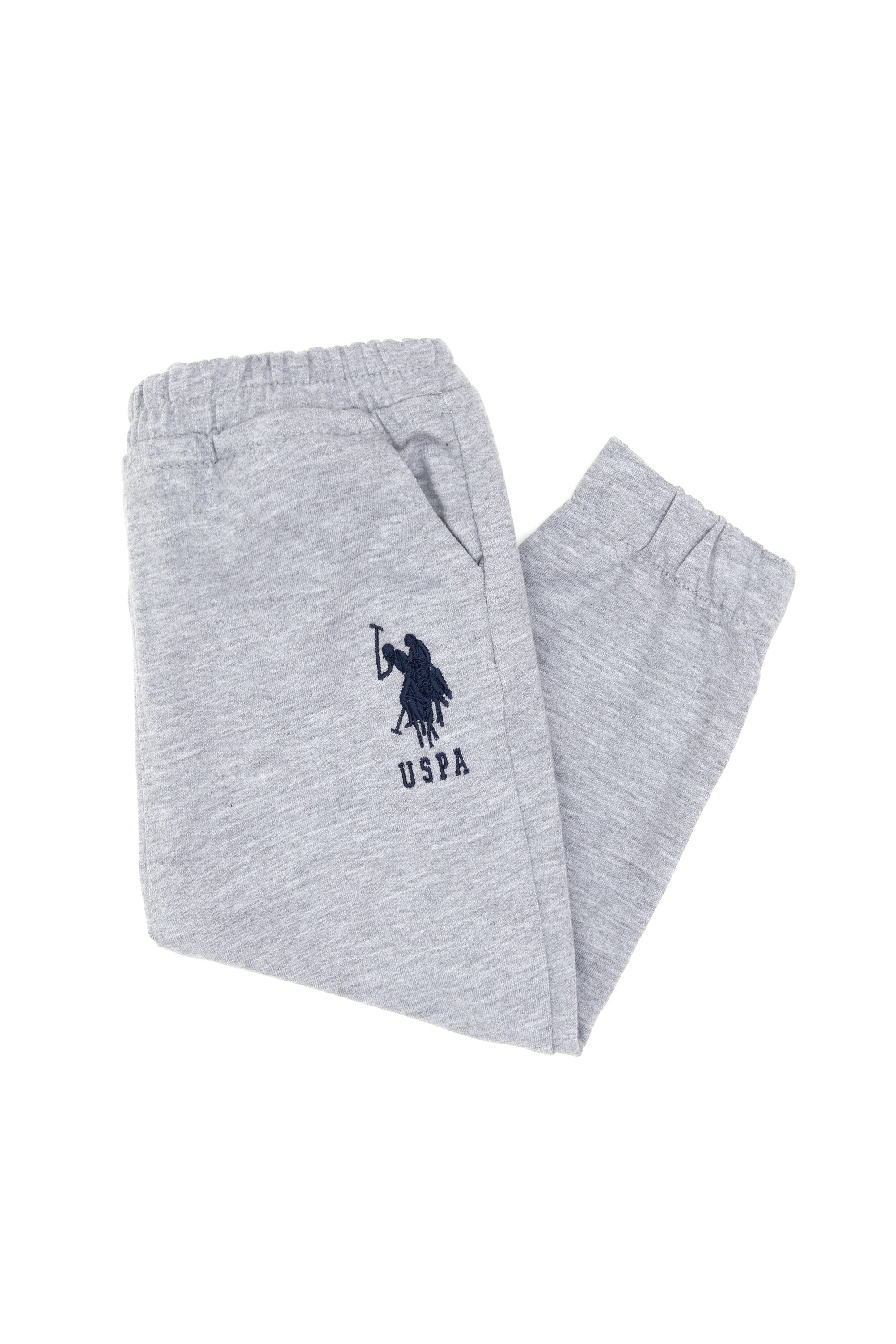 شلوار ورزشی خاکستری ملانژ رگولار پسرانه یو اس پولو | US POLO ASSN