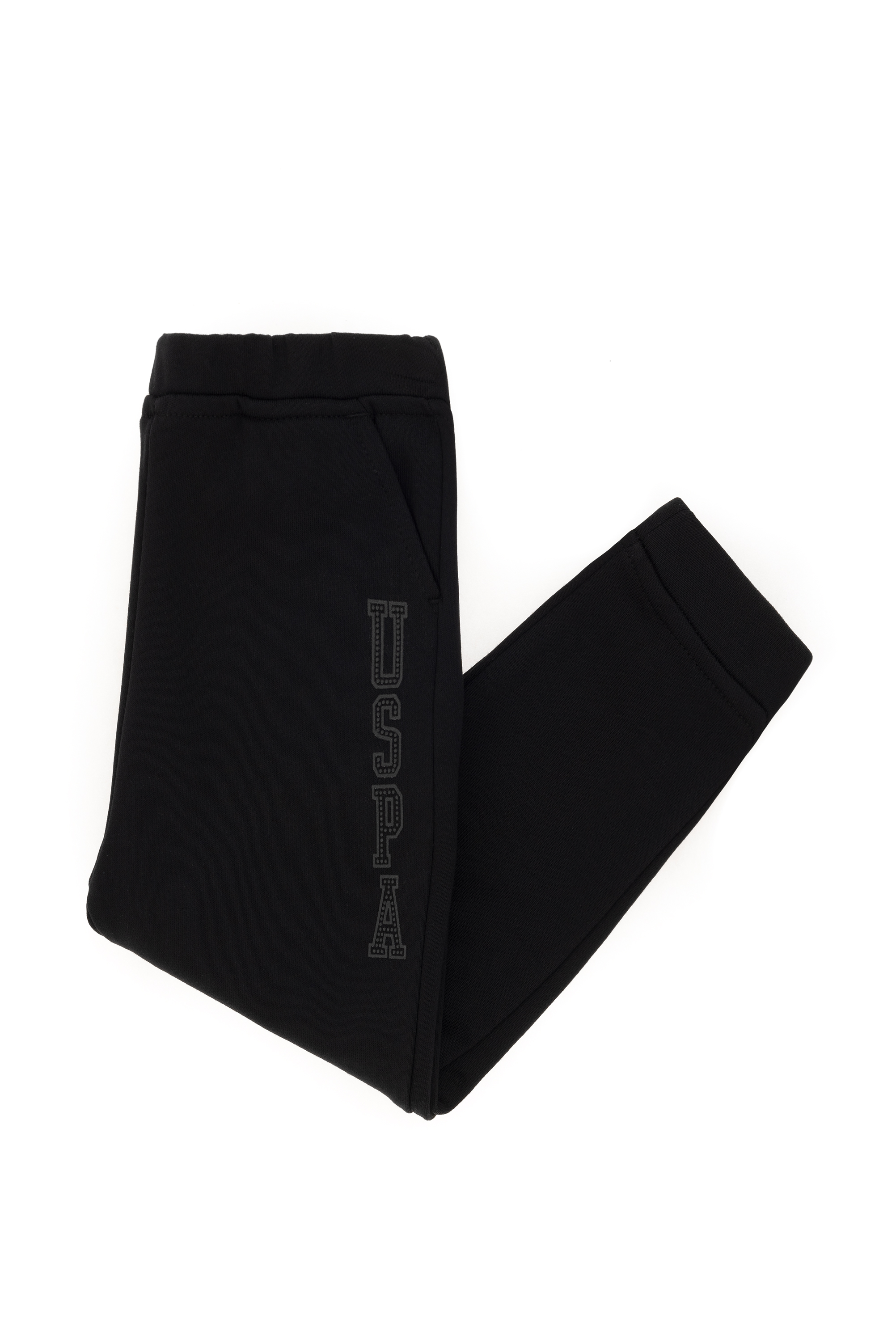 شلوار ورزشی سیاه استاندارد فیت دخترانه یو اس پولو | US POLO ASSN