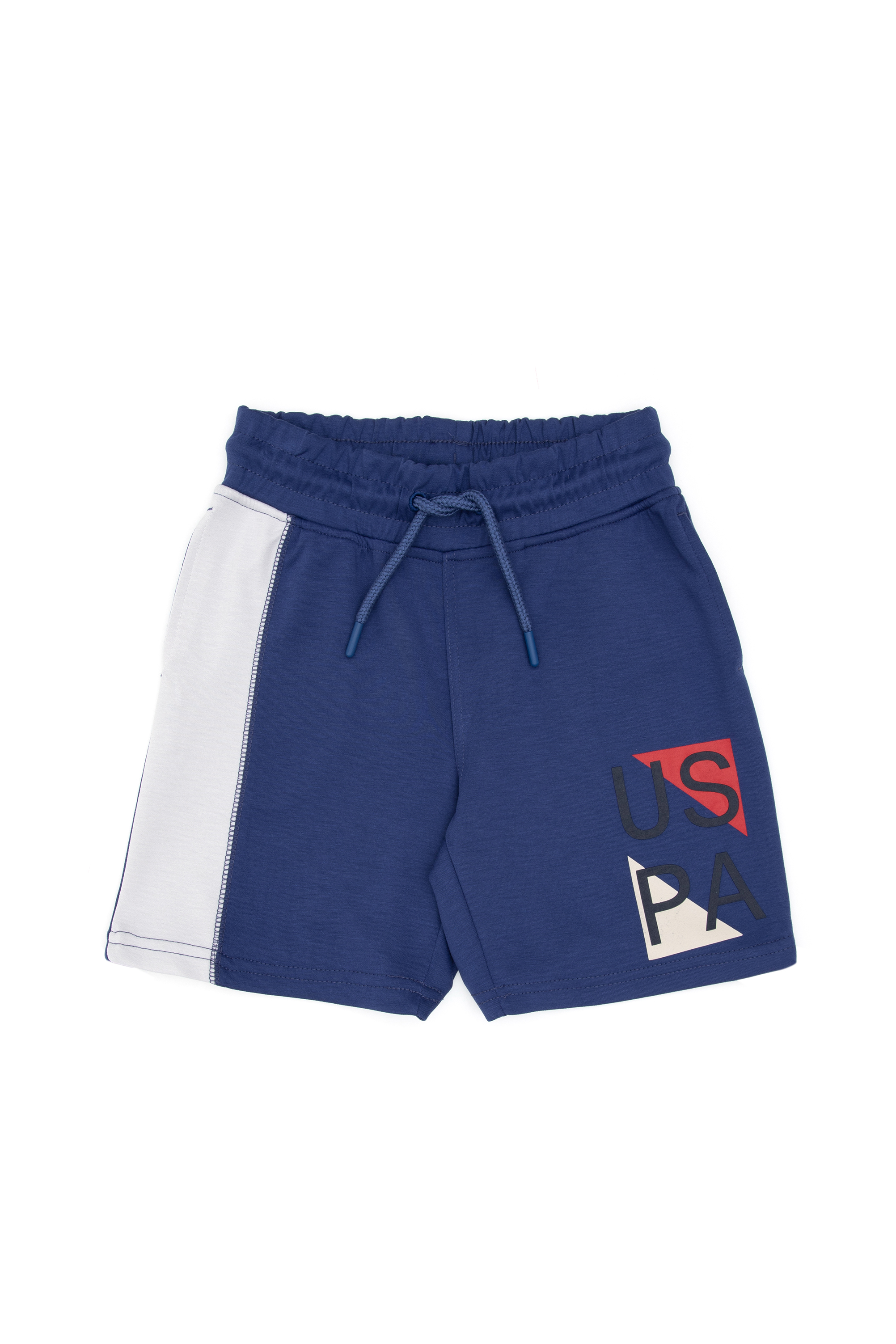 شلوارک لاجورد روشن ریلکس پسرانه یو اس پولو | US POLO ASSN
