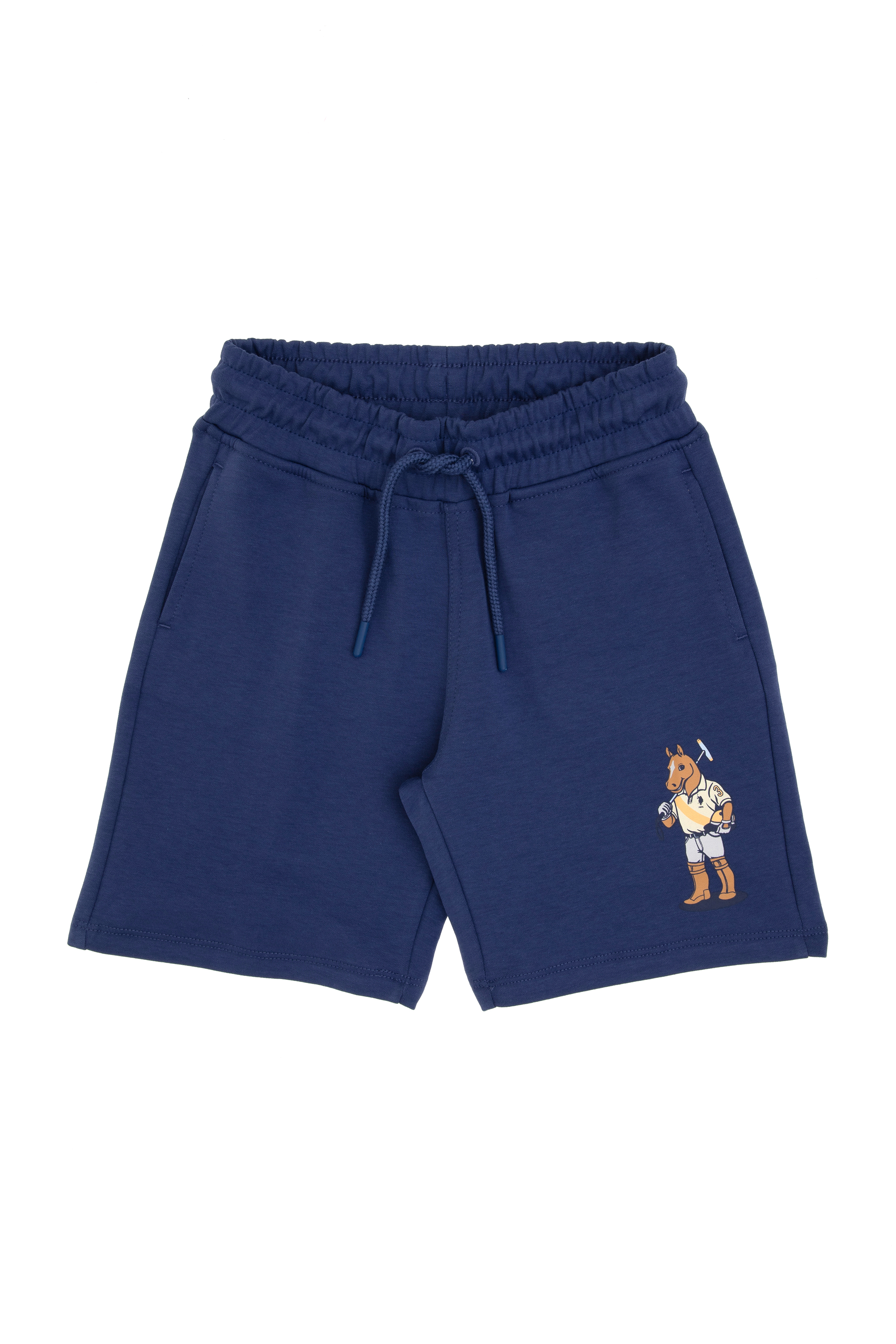 شلوارک لاجورد روشن ریلکس پسرانه یو اس پولو | US POLO ASSN