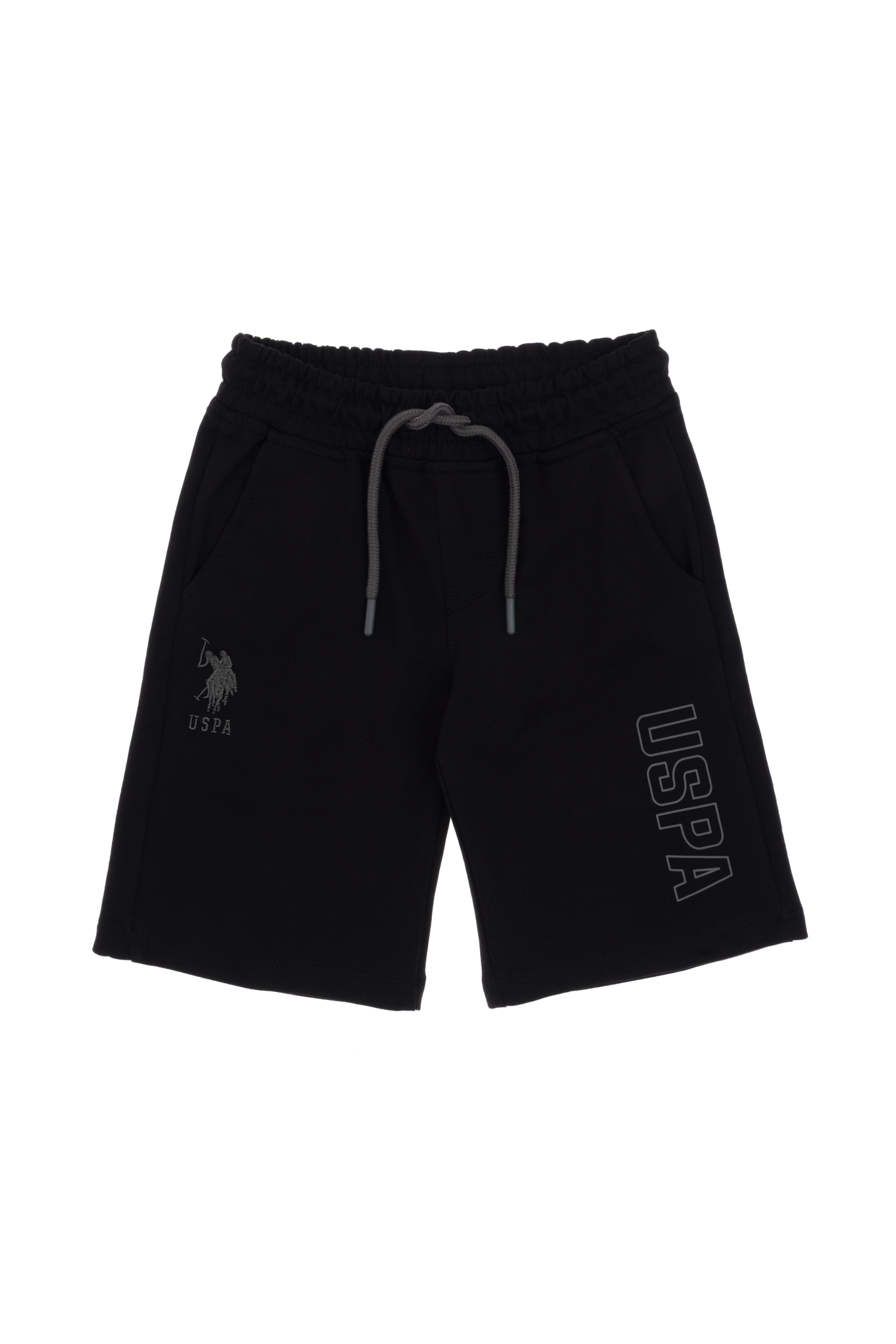شلوارک سیاه رگولار پسرانه یو اس پولو | US POLO ASSN