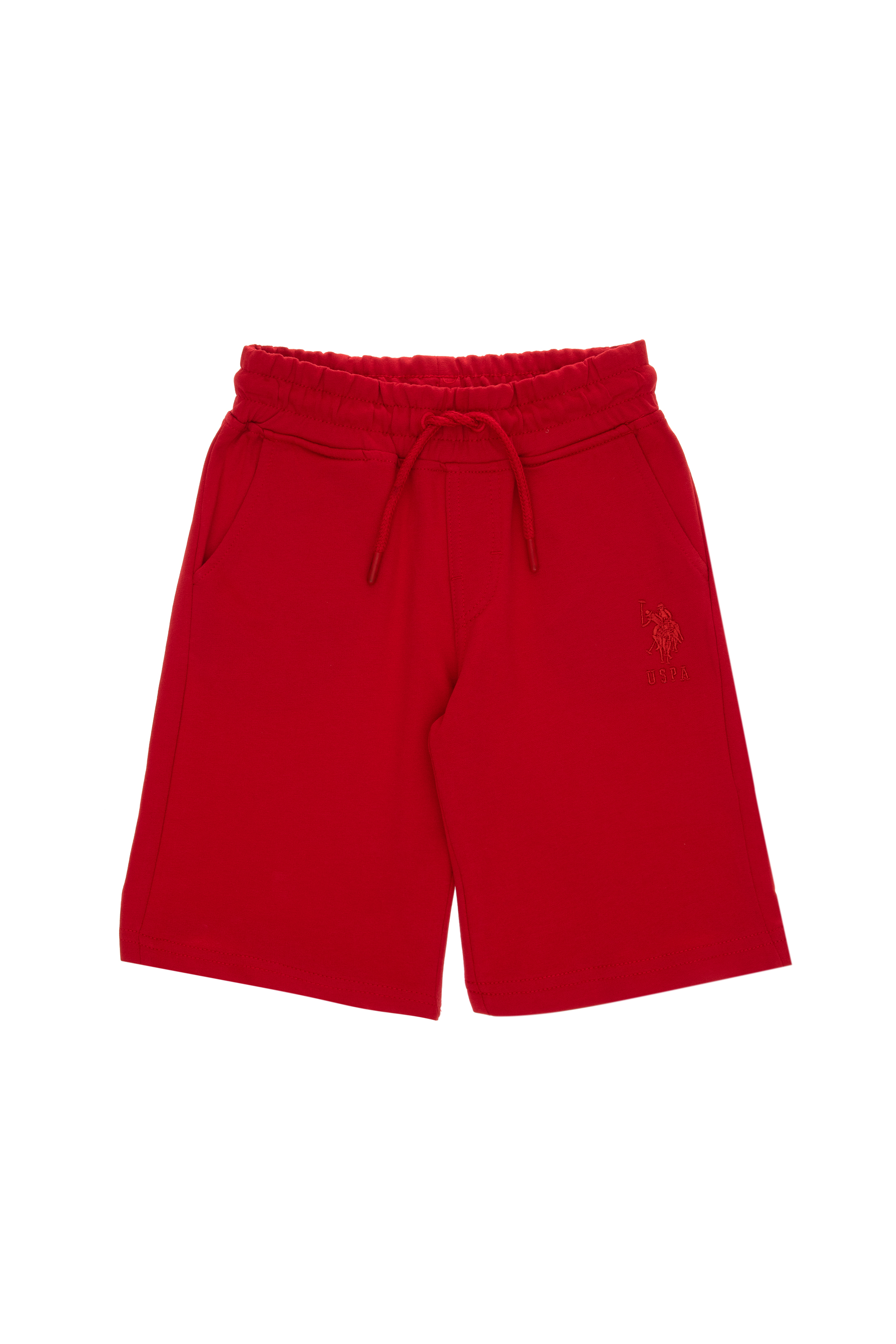شلوارک قرمز استاندارد فیت پسرانه یو اس پولو | US POLO ASSN