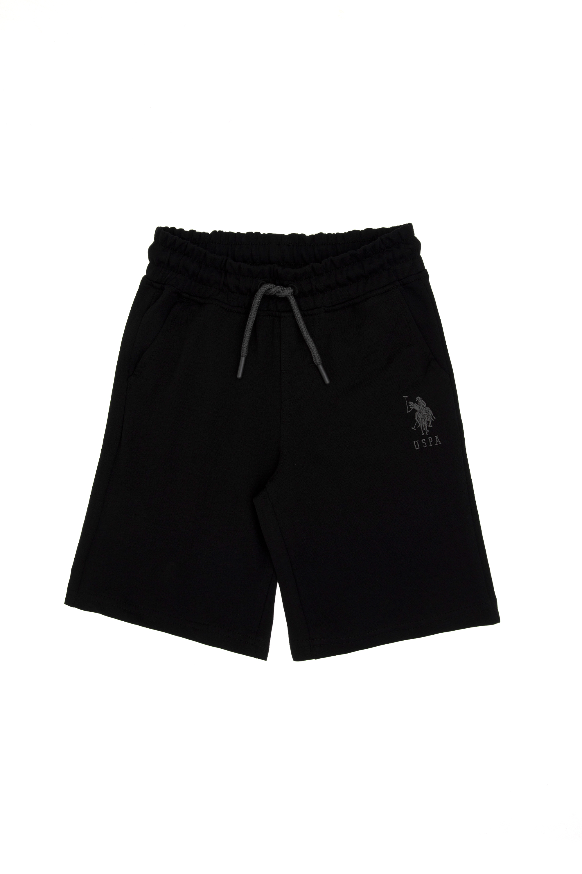شلوارک سیاه استاندارد فیت پسرانه یو اس پولو | US POLO ASSN
