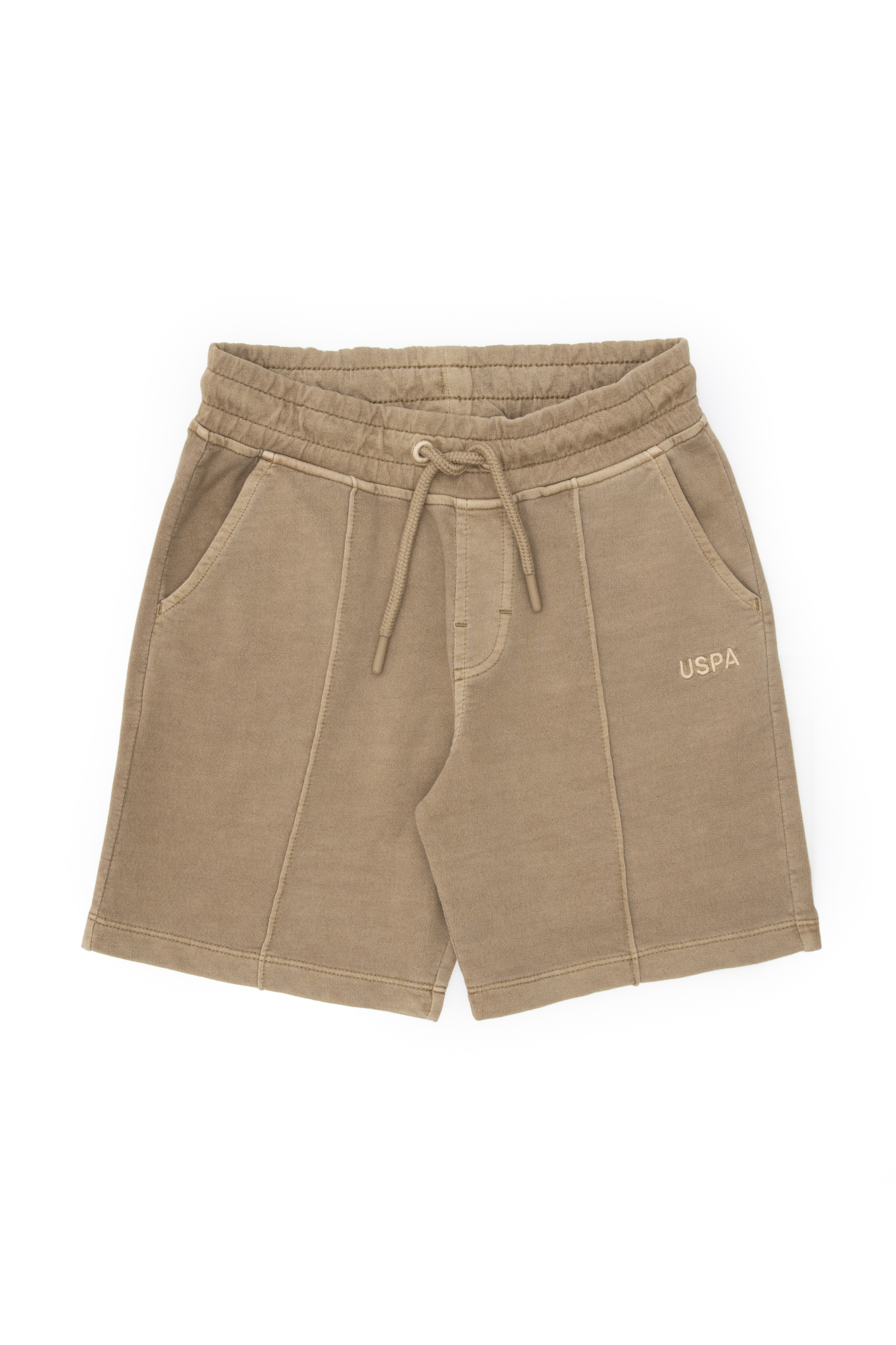 شلوارک خاکی رگولار پسرانه یو اس پولو | US POLO ASSN