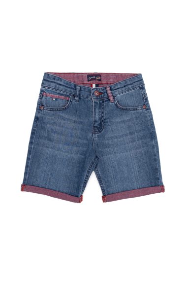 شلوارک جین  قرمز  بیسیک  پسرانه یو اس پولو | US POLO ASSN