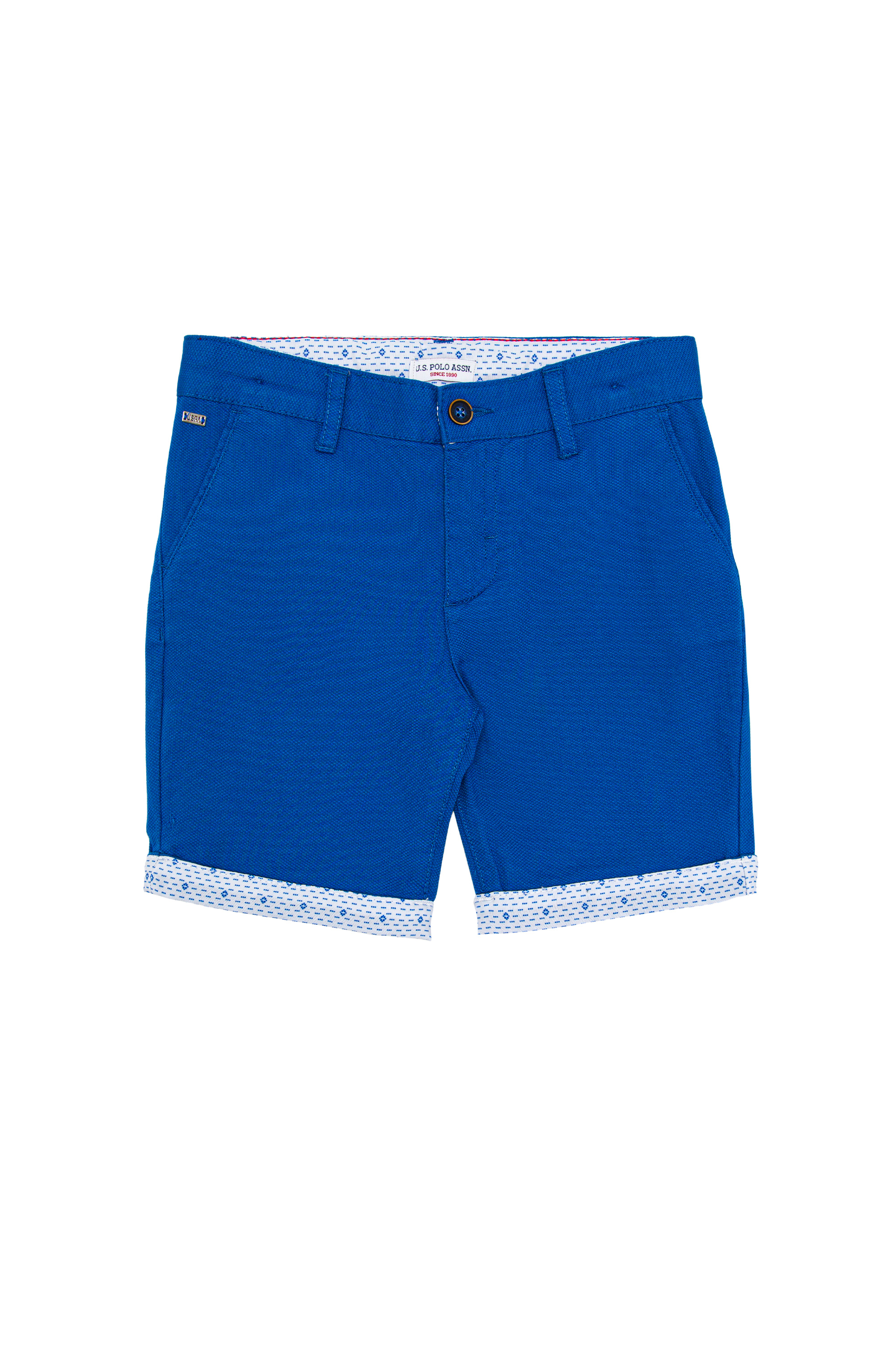 شلوارک آبی بیسیک پسرانه یو اس پولو | US POLO ASSN