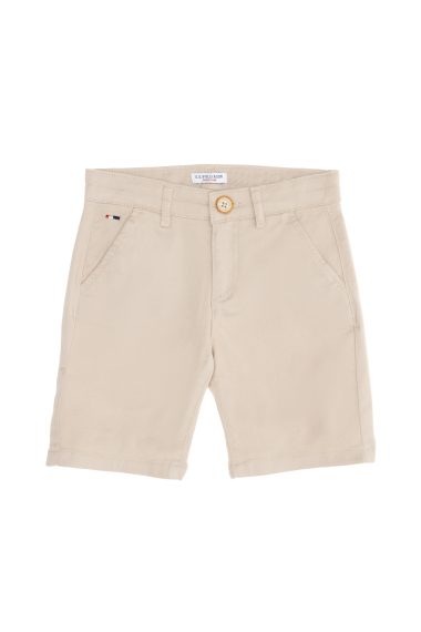 شلوارک  خاکستری  بیسیک  پسرانه یو اس پولو | US POLO ASSN